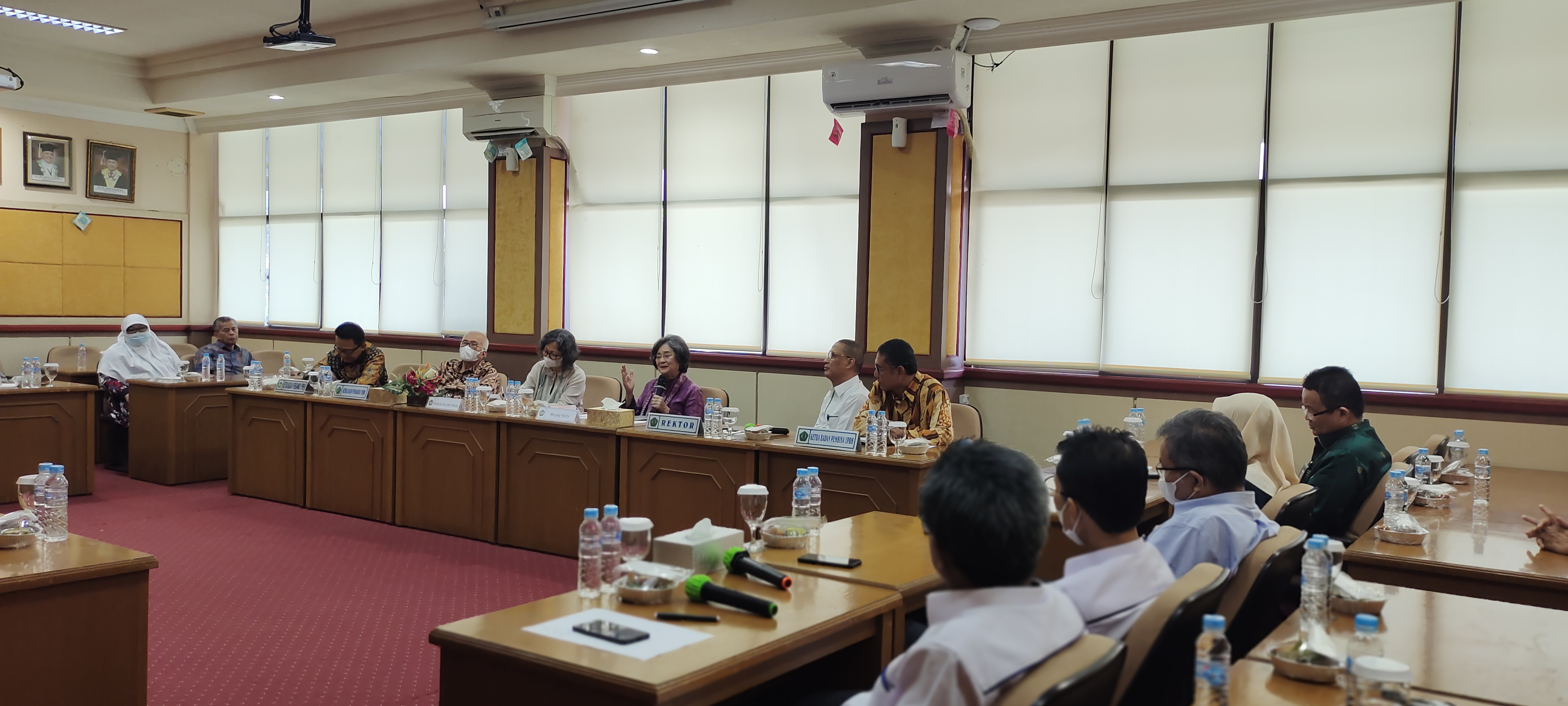 Dua Anak Proklamator Bung Hatta Berkunjung ke Universitas Bung Hatta