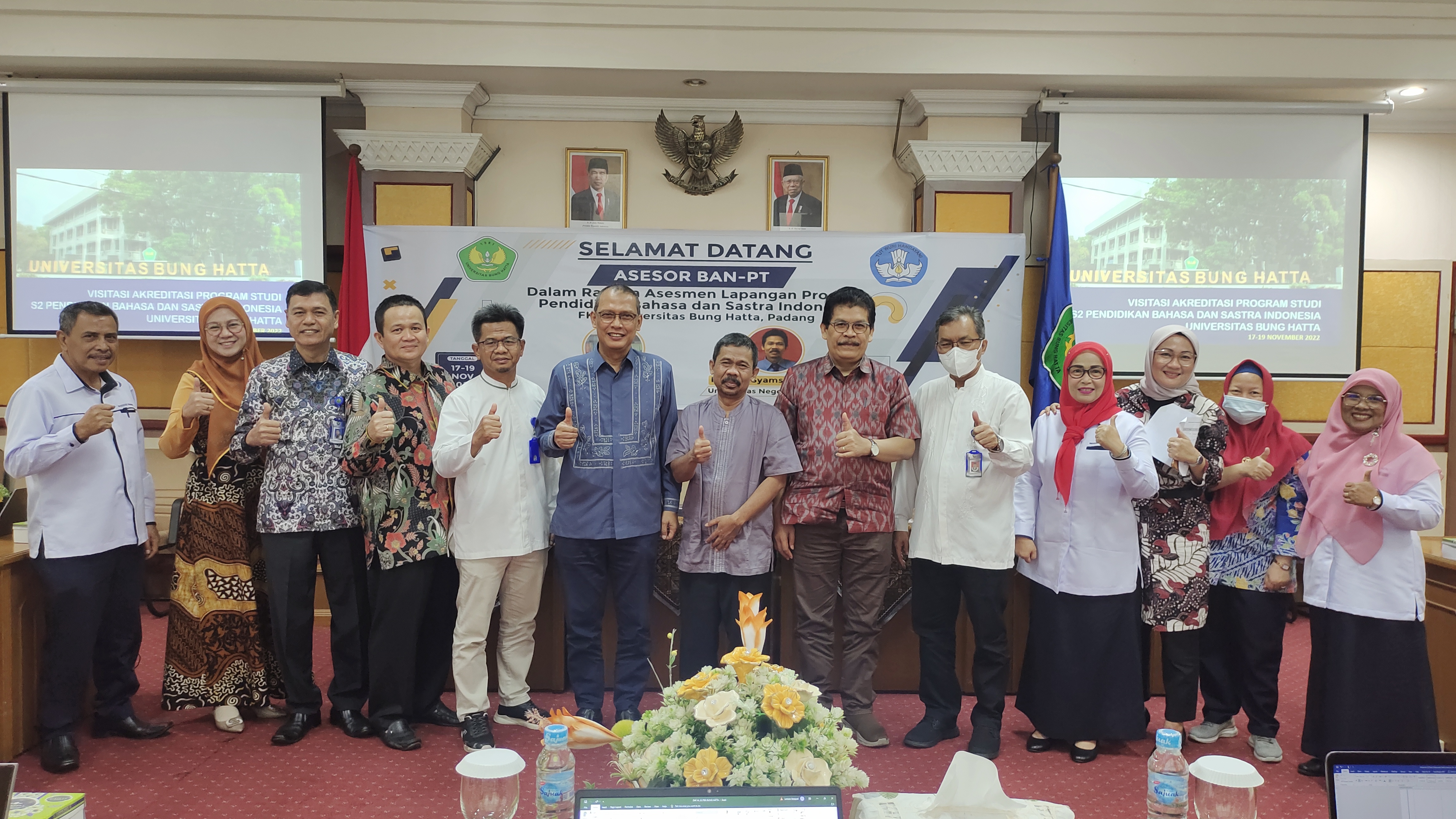Asesor BAN PT Visitasi Prodi Magister Pendidikan Bahasa dan Sastra Indonesia FKIP Universitas Bung Hatta