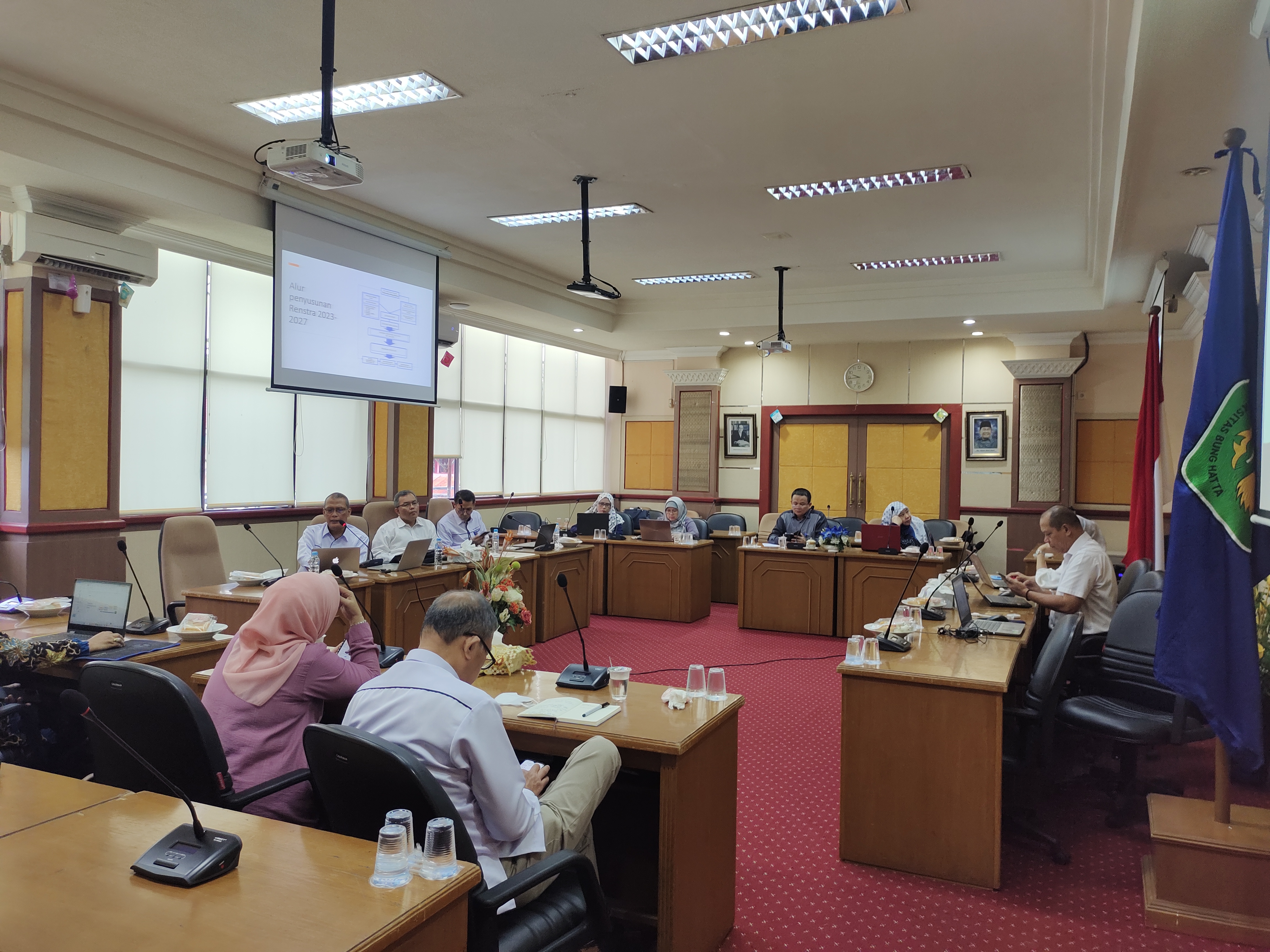Rapat Sosialisasi Rencana Strategis Universitas Bung Hatta 2023-2027