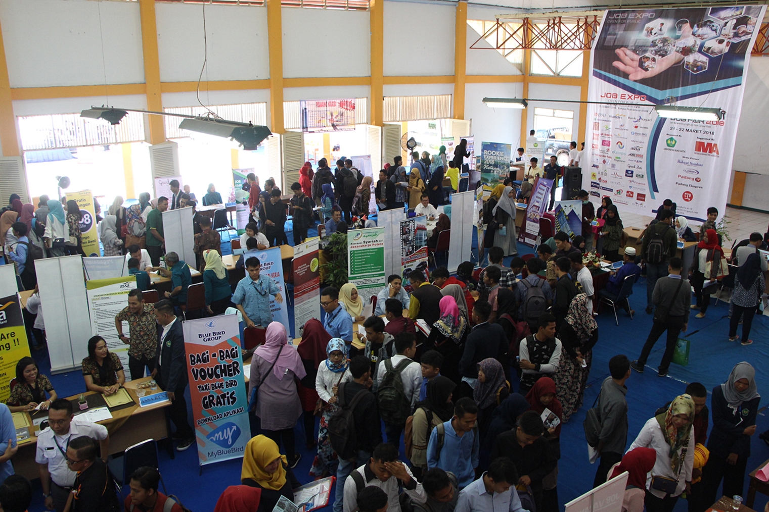 43 Perusahaan Diserbu Ribuan Pelamar Kerja di Universitas Bung Hatta Career Job Fair 2018