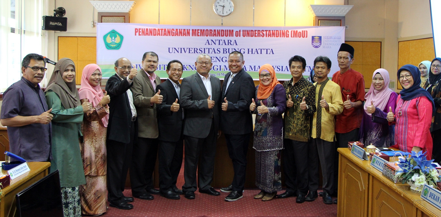 Universitas Bung Hatta dan Universiti Teknologi Mara (UiTM) Malaysia Perkuat Kerja Sama