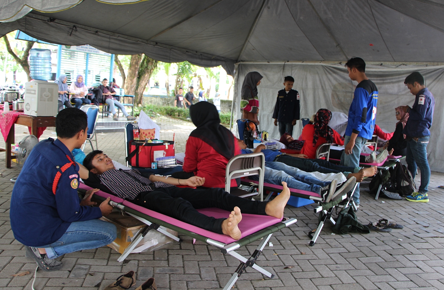 UKM KSR PMI Proklamator Ajak sivitas Universitas Bung Hatta Donor Darah