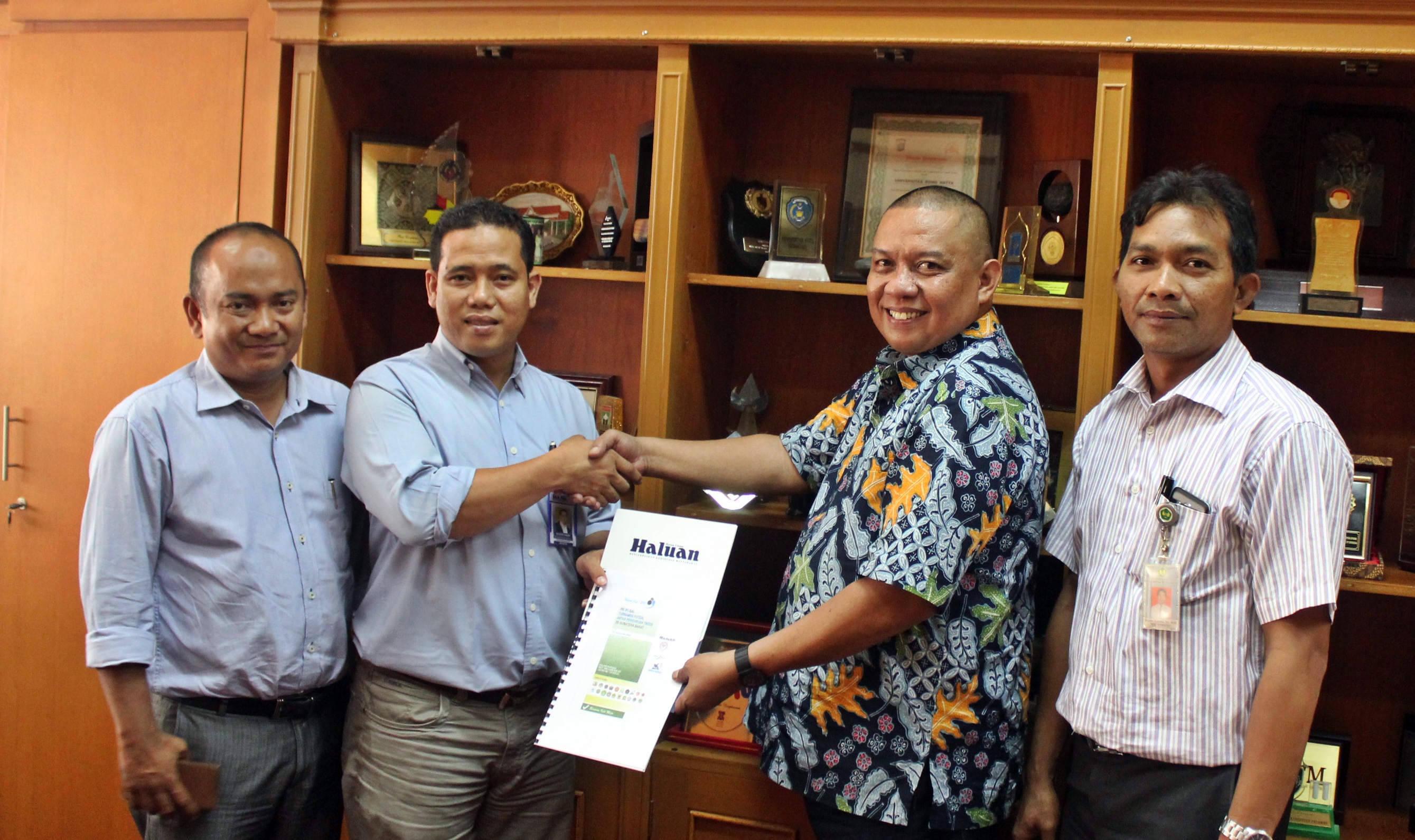 Harian Haluan Kunjungi Universitas Bung Hatta