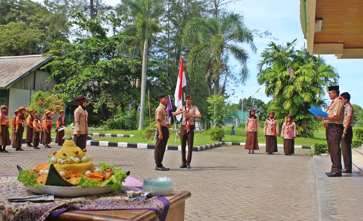 UKM Pramuka UBH Laksanakan Pelantikan Anggota Baru dan Rayakan HUT ke-25