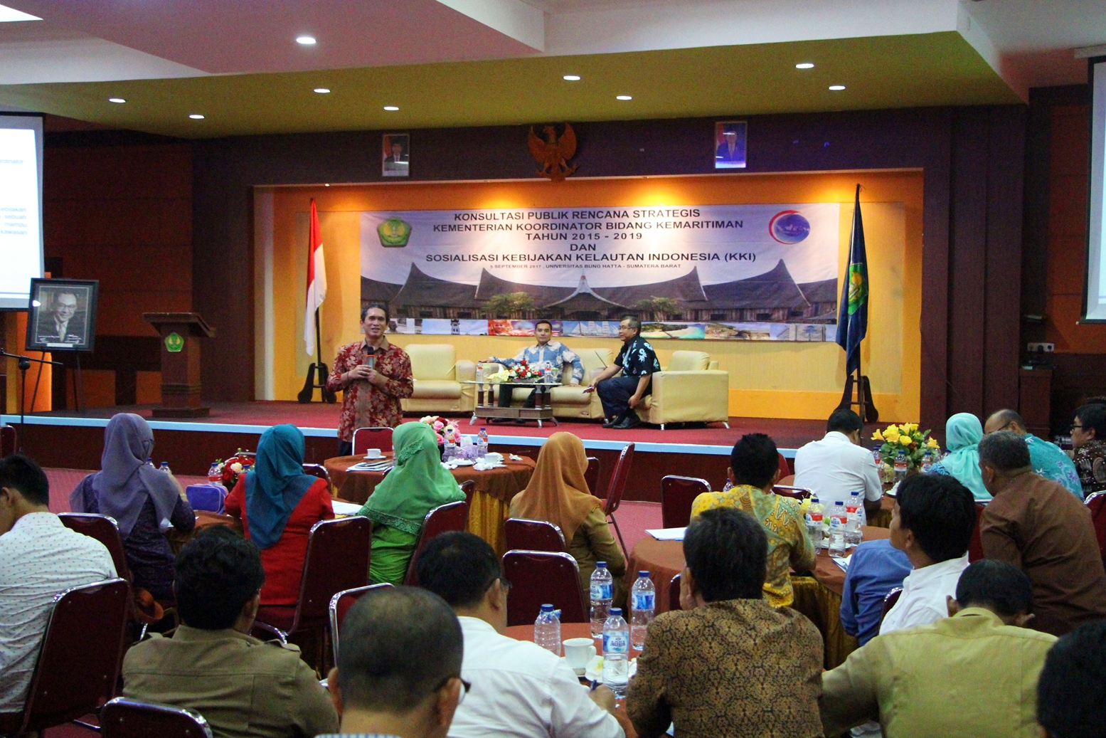 Kemnko Bidang Kemaritiman Gandeng Universitas Bung Hatta Bahas Renstra dan Sosialisasi Kebijakan Kelautan Indonesia