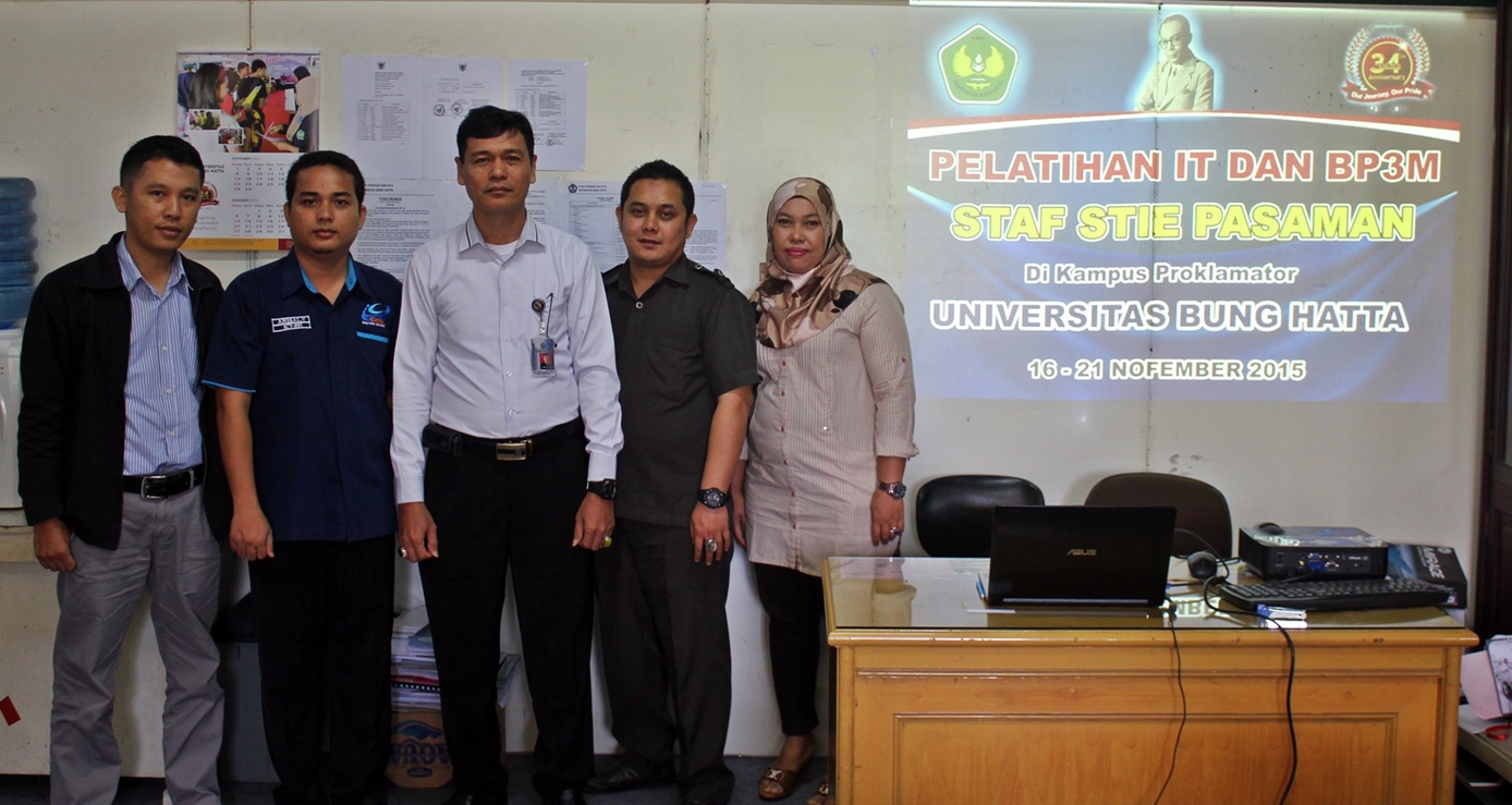 Staff STIE Yappas Pasaman Belajar IT dan Penjaminan Mutu di Universitas Bung Hatta