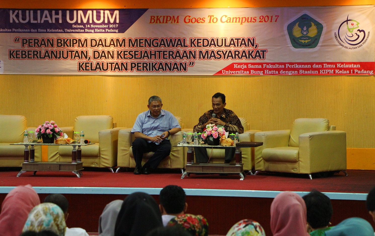 FPIK Universitas Bung Hatta Gelar Kuliah Umum Pengendalian Mutu Ikan