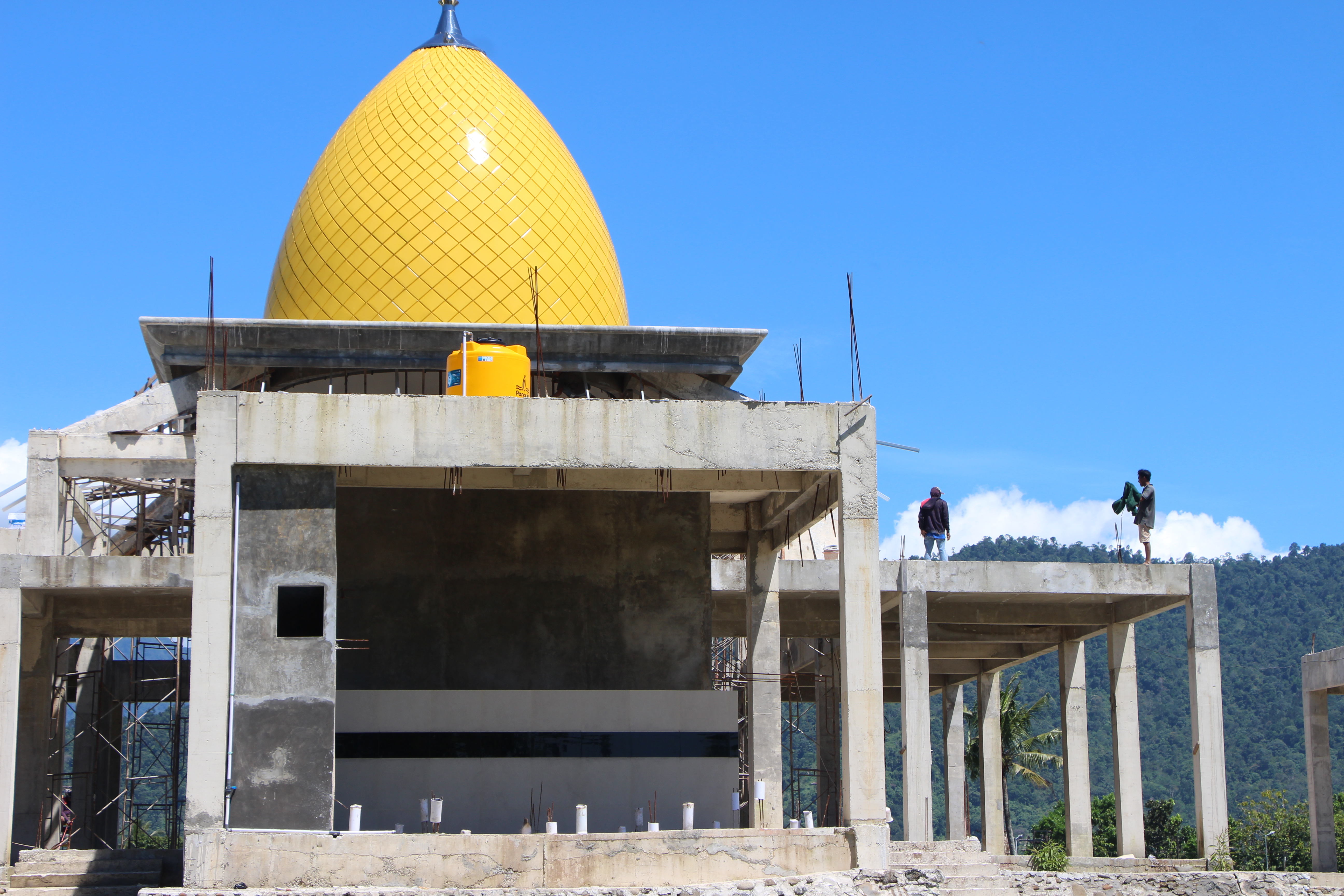 Kondisi Terkini Pembangunan Masjid Asiah Kampus Proklamator II Universitas Bung Hatta