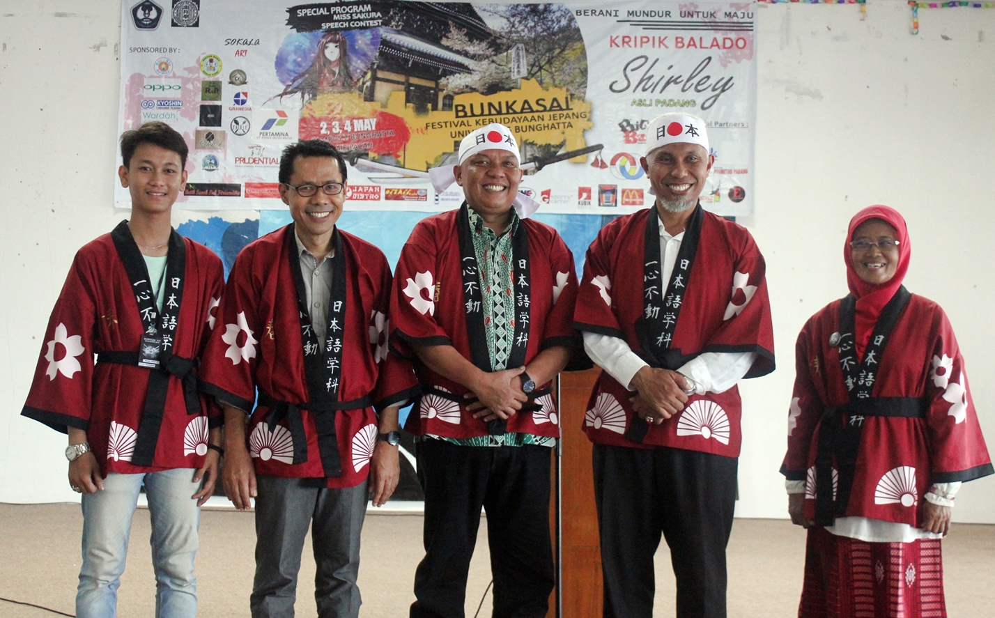 Walikota Padang Hadiri Festival Kebudayaan Jepang Universitas Bung Hatta