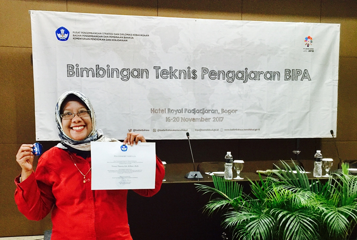 Temmy Thamrin, S.S., M.Hum, Ph.D Jadi Salah Satu Duta Bahasa Negara Untuk Program BIPA