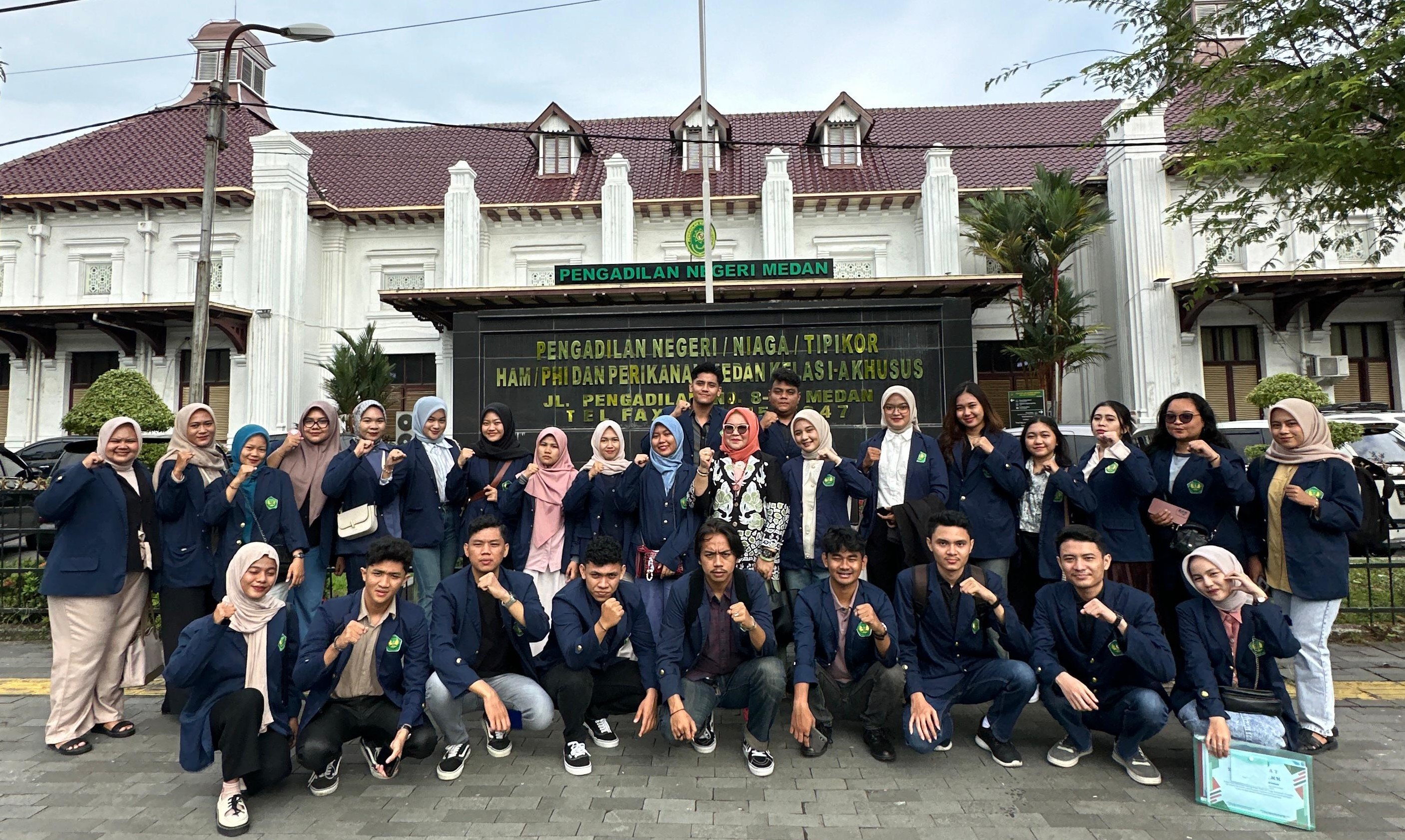 PENGADILAN NEGERI MEDAN KLAS I-A KHUSUS, Sambut Kunjungan Mahasiswa Fakultas Hukum Universitas Bung Hatta