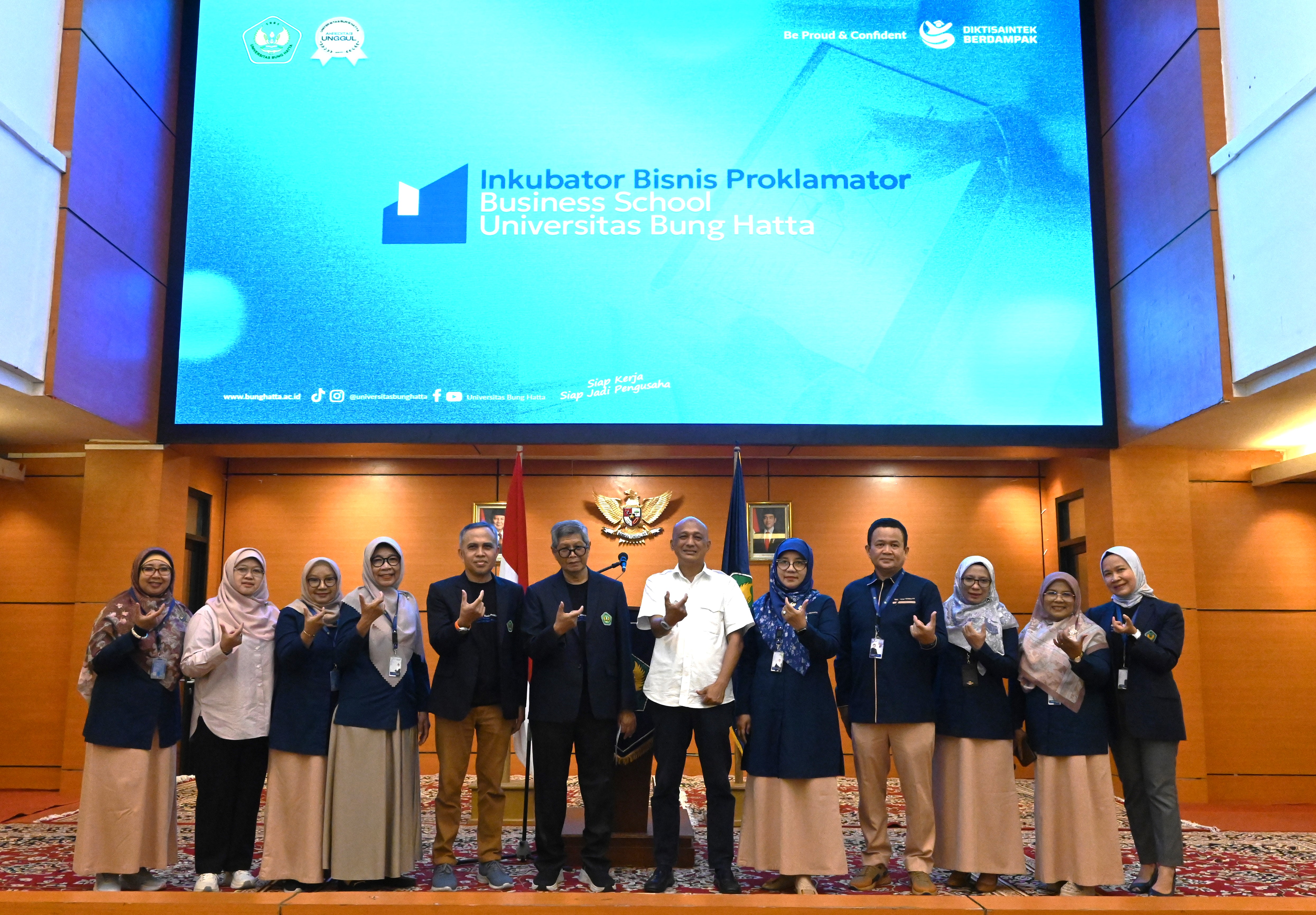 Universitas Bung Hatta Lounching Business School Proklamator, Dorong Mahasiswa Berwirausaha