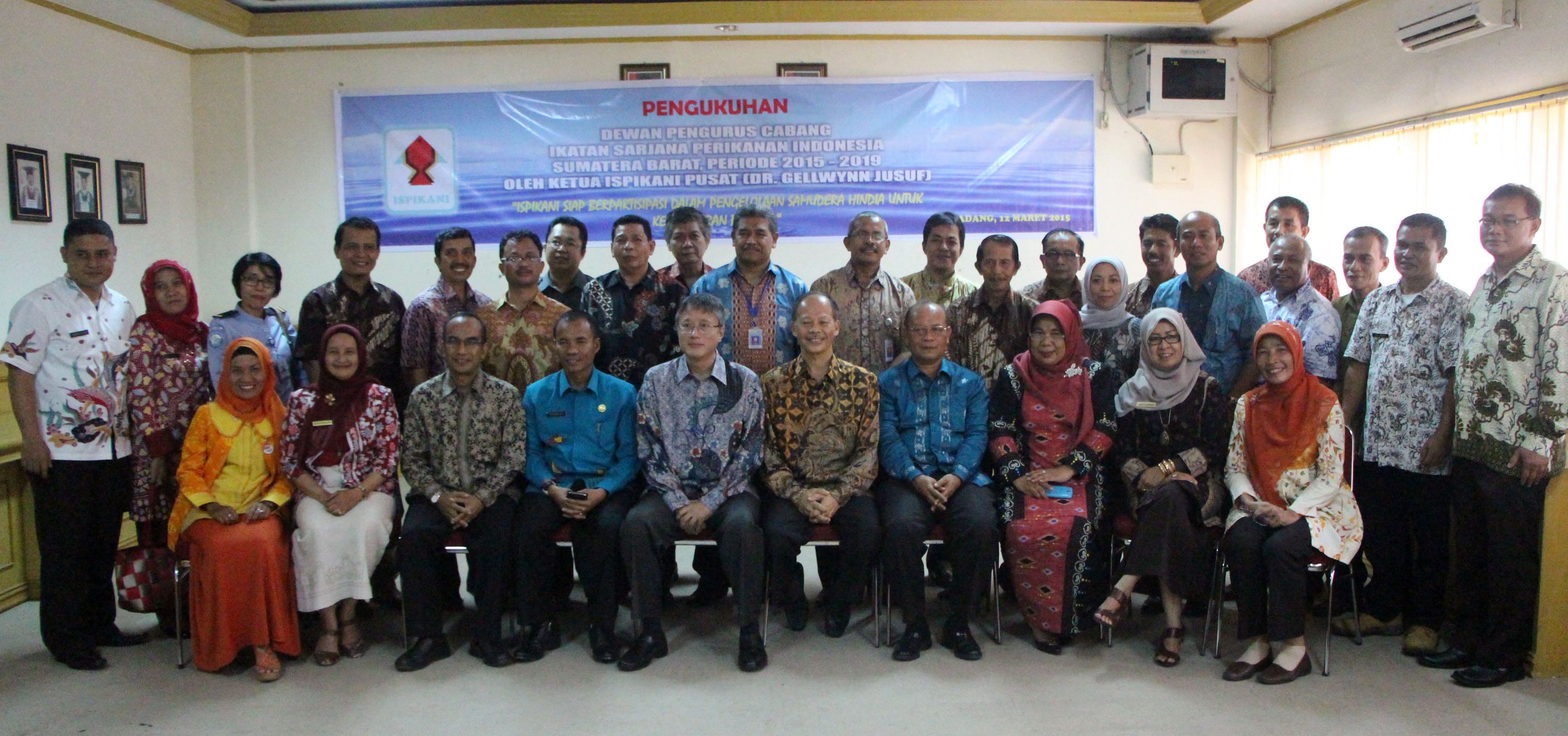 Ditjen Perikanan Tangkap KKP, Lantik Pengurus ISPIKANI Sumbar