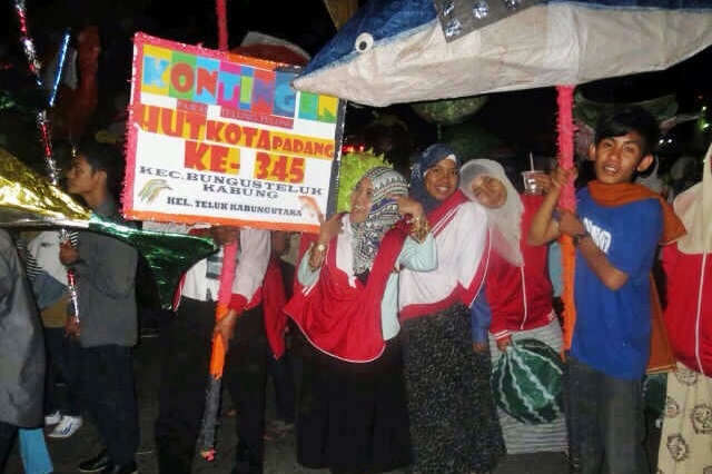 Mahasiswa KKN-PPM UBH Bungus Meriahkan HUT Kota Padang ke-345