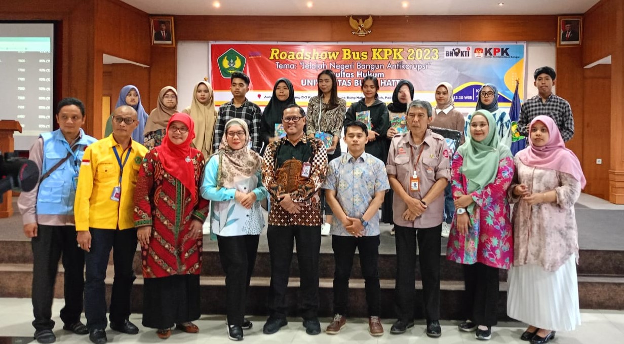 RoadShow Bus KPK 2023, Sasar Fakultas Hukum Universitas Bung Hatta
