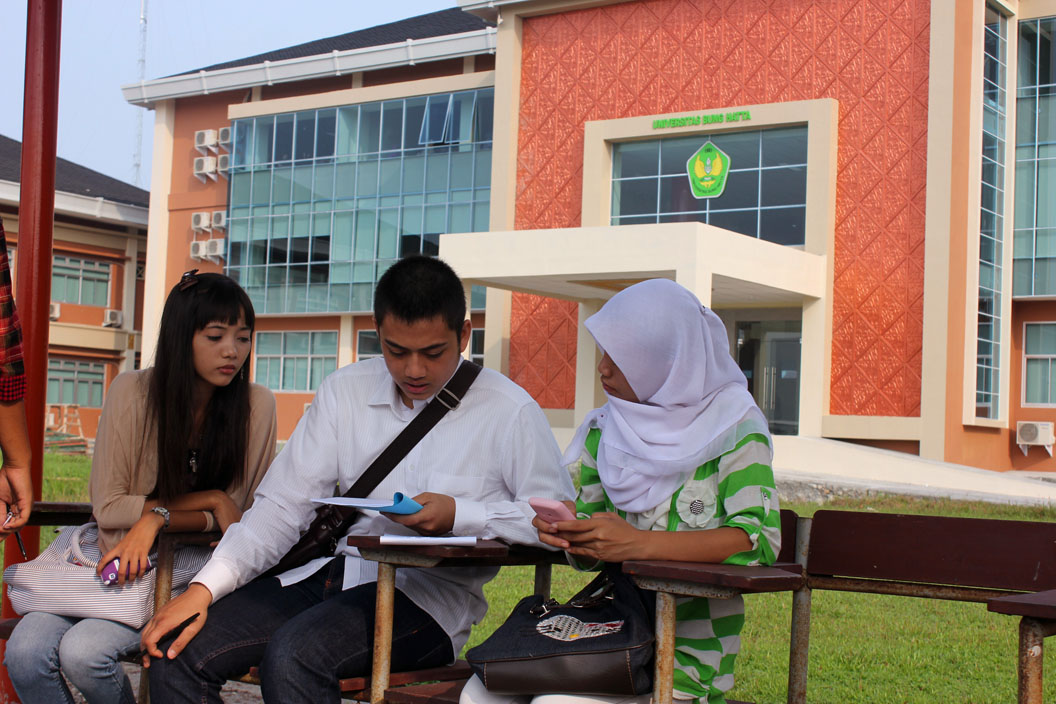 Kuliah hari pertama di Kampus II