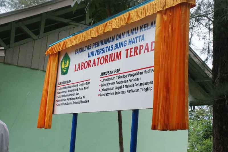 Dikti Resmikan Laboratorium Terpadu Fakultas Perikanan UBH