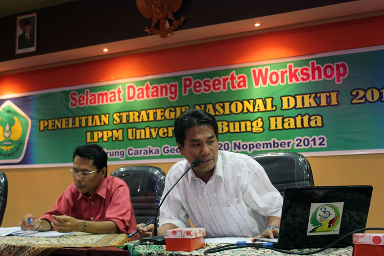 LPPM-UBH GELAR WORKSHOP PENELITIAN STRANAS DIKTI 2013