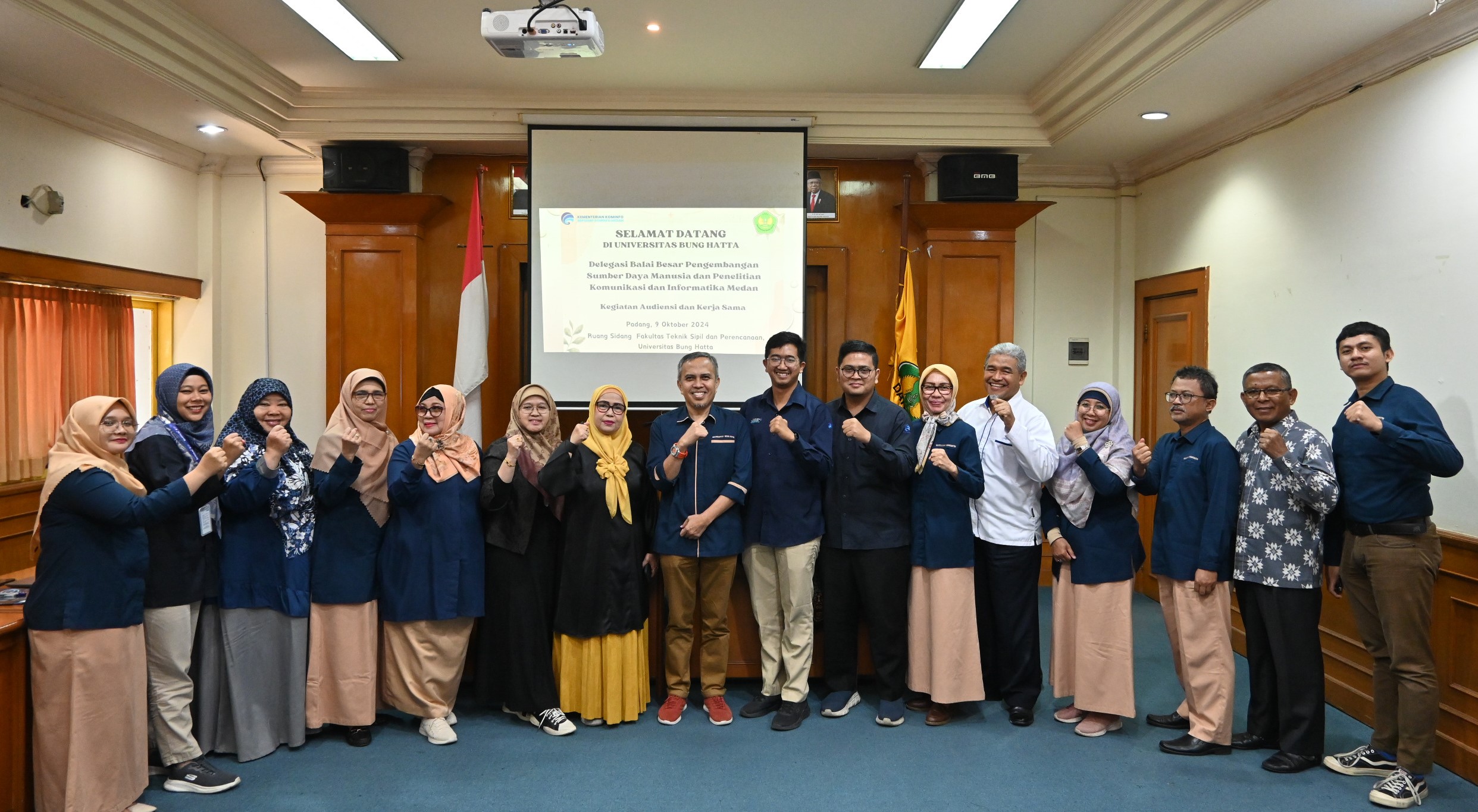 BBPSDMP KOMINFO Kota Medan, Perluas Jaringan Kerjasama Dengan Universitas Bung Hatta