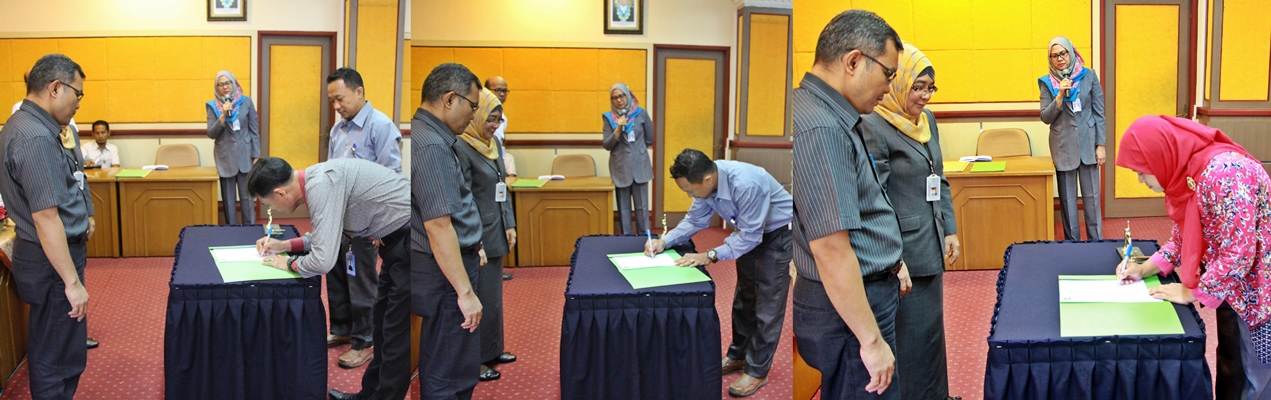 Serah Terima Jabatan Kepala BAU, Pustikom dan Kabid Penjaminan Mutu Baru