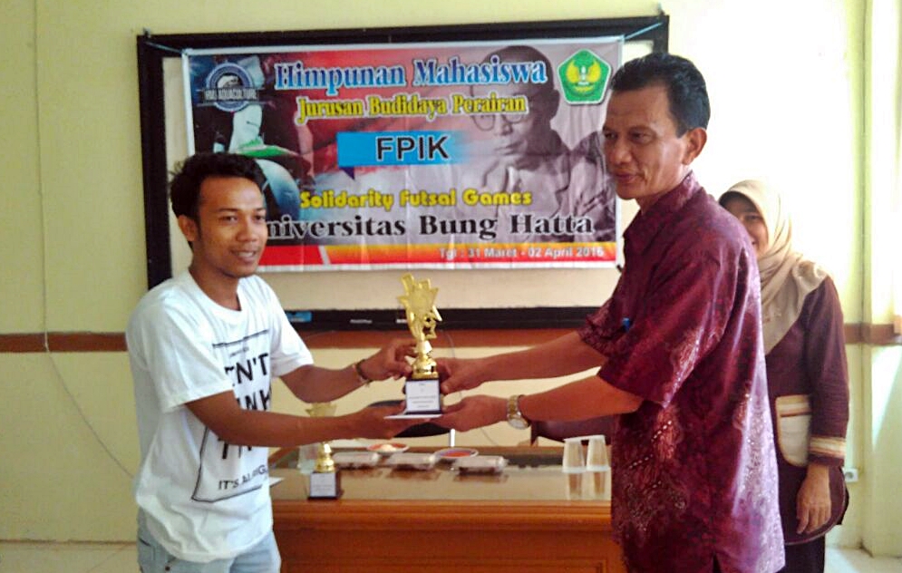 Mahasiswa Budidaya Perairan Helat Turnamen Futsal