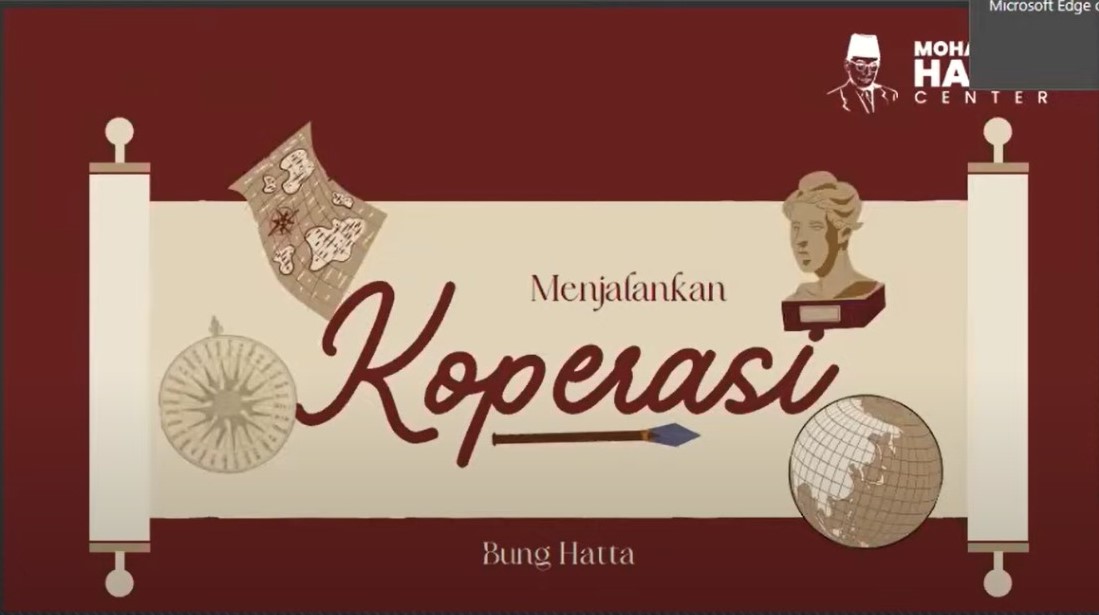 Putri Bungsu Bung Hatta, Halida Nuriah Hatta: Koperasi Membangun Ekonomi Cara Bung Hatta