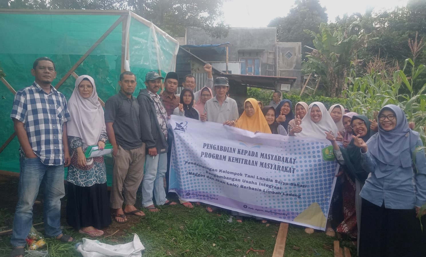 Tim PKM Dosen UBH Lakukan Pendampingan Pengembangan Usaha Integrasi Maggot dan Ikan Lele Berbasis Limbah Ladang, Bagi Kelompok Tani Landia Saiyo Sahati