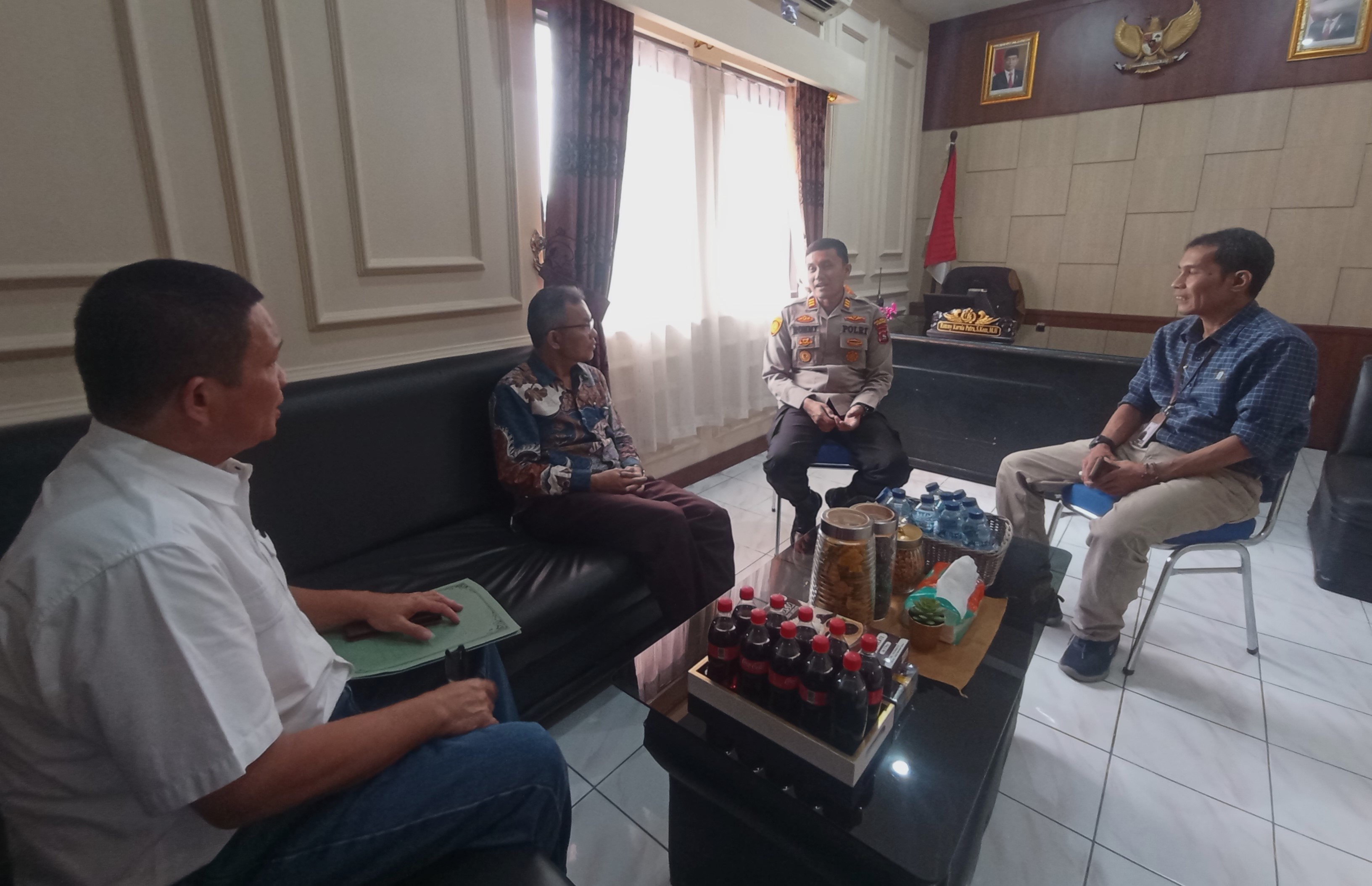 Kunjungi Polsek Padang Utara, Pimpinan Universitas Bung Hatta Perkuat Kerjasama