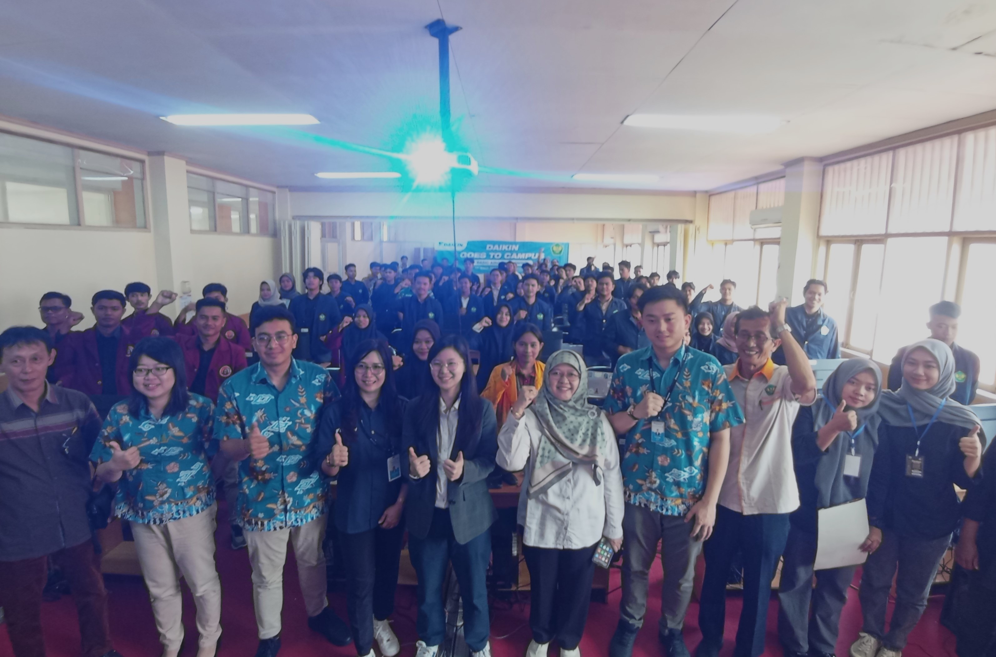 Fakultas Teknologi Industri Universitas Bung Hatta di Sambangi DAIKIN Goes to Campus