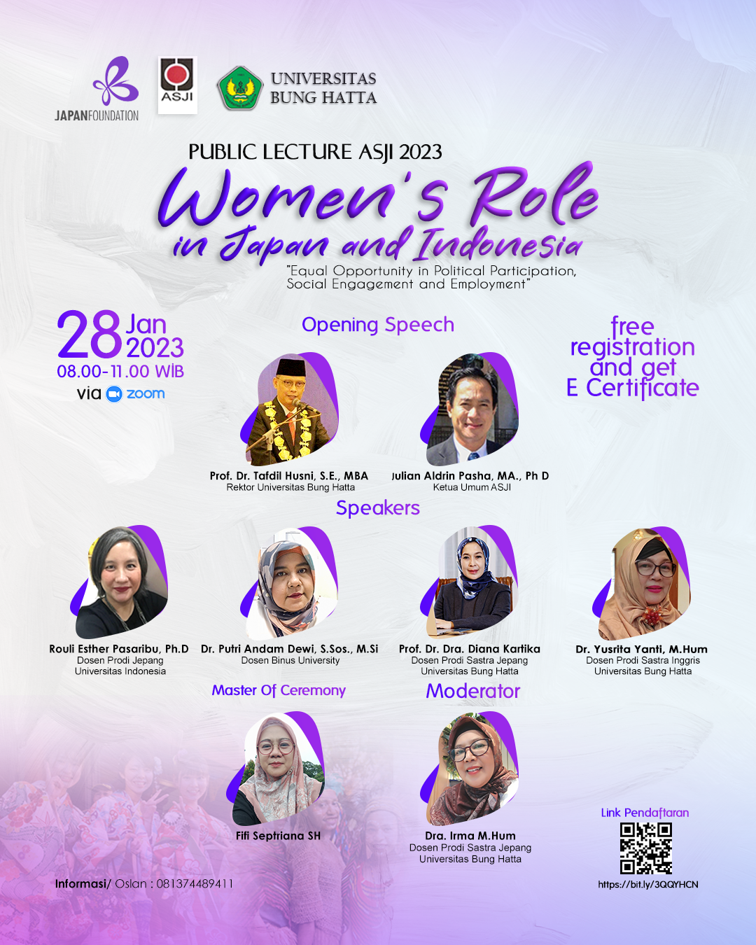 Dosen FIB Universitas Bung Hatta Diundang sebagai Pembicara Asosiasi Studi Jepang Indonesia (ASJI) 2023