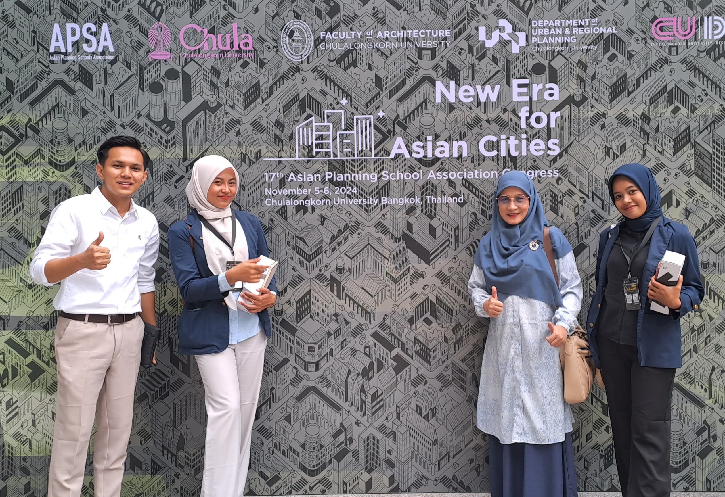 Tim Mahasiswa PWK-FTSP Presentasikan Hasil Penelitian Pada Kongres International di Bangkok, Thailand