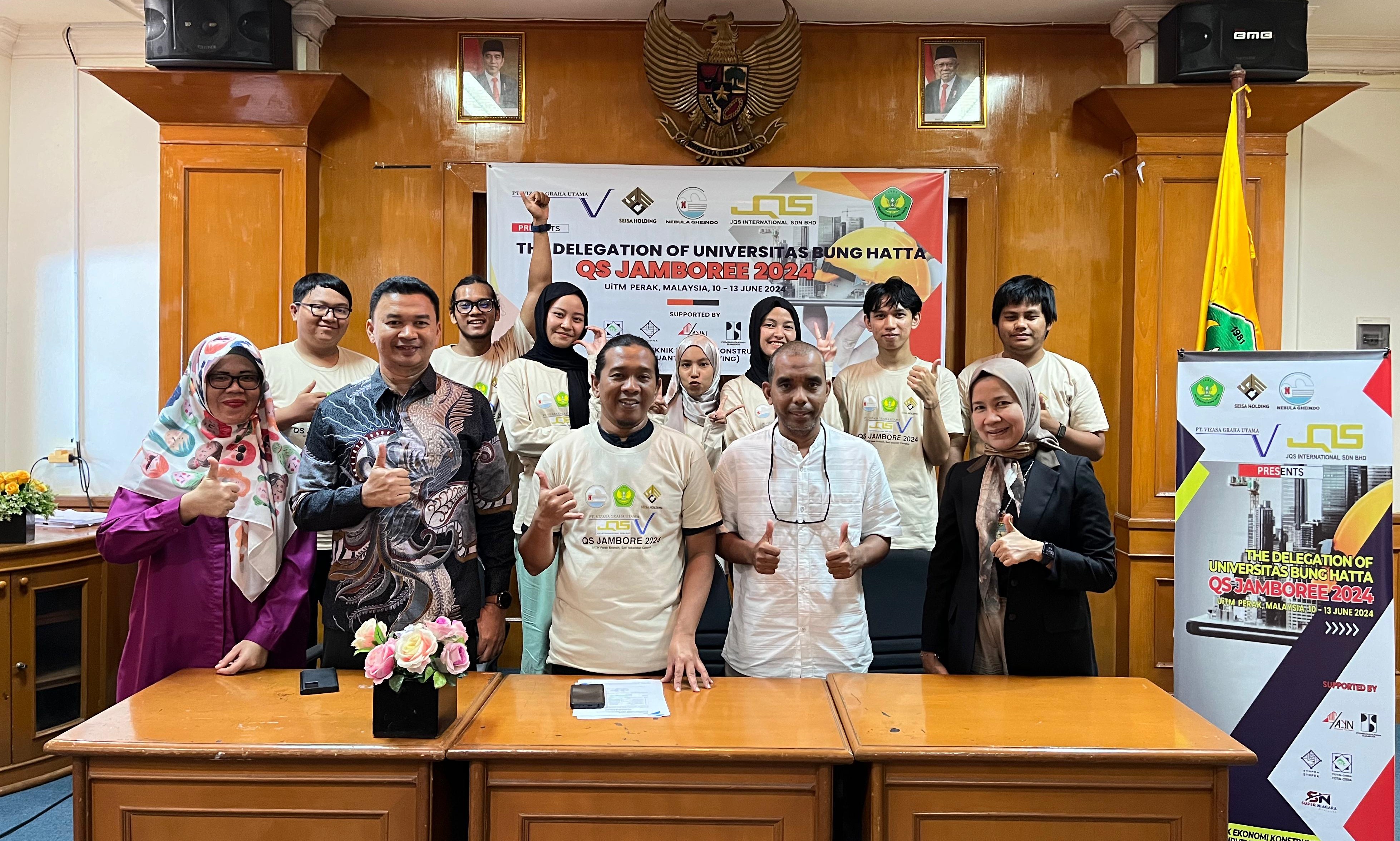 Mahasiswa Teknik Ekonomi Konstruksi (Quantity Surveying)-FTSP Ikuti Quantity Surveying Jamboree 2024 di UiTM Perak, Malaysia