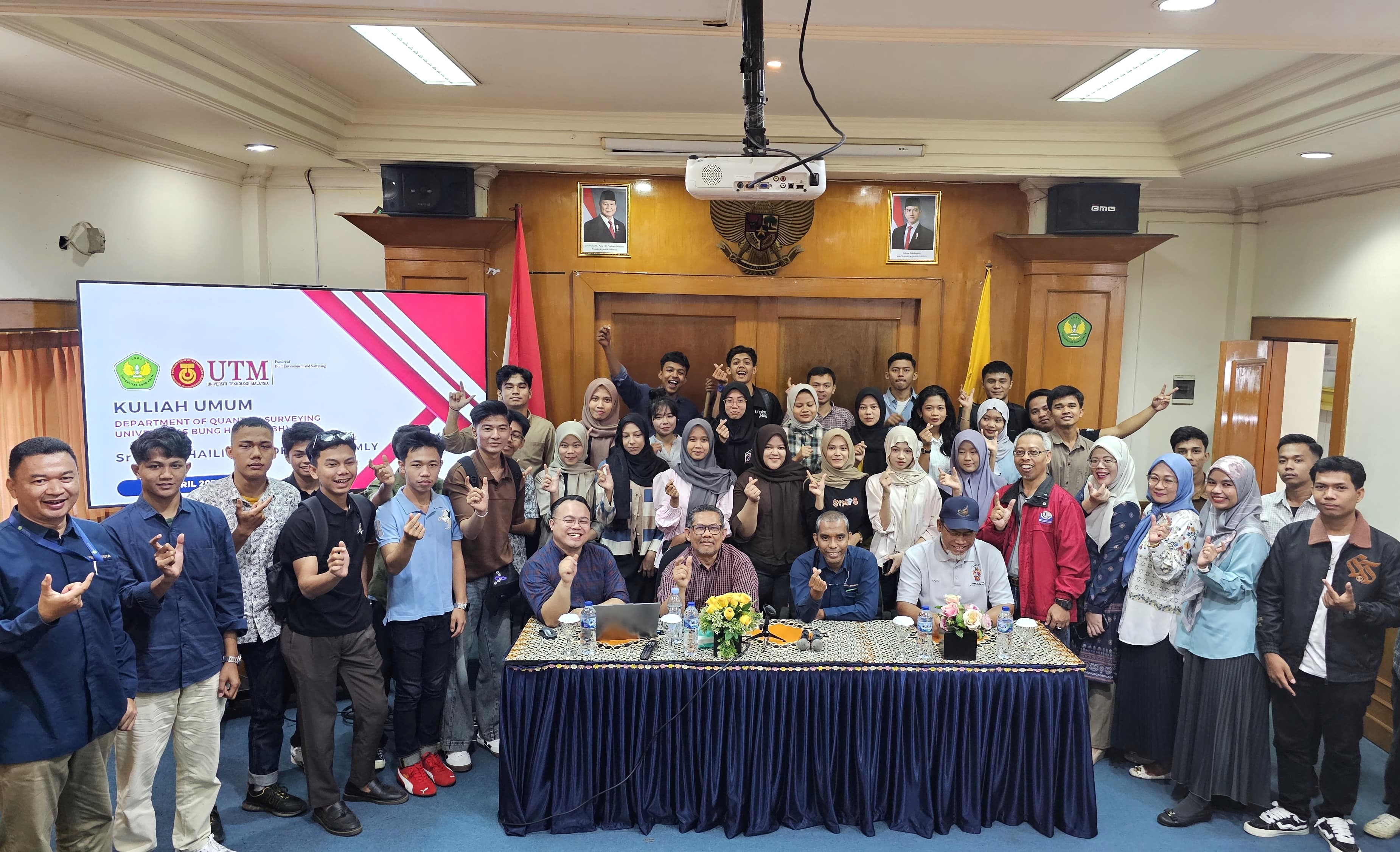 Prodi Teknik Ekonomi Konstruksi (Quantity Surveying) Kembali Hadirkan Dosen Dari UTM Malaysia