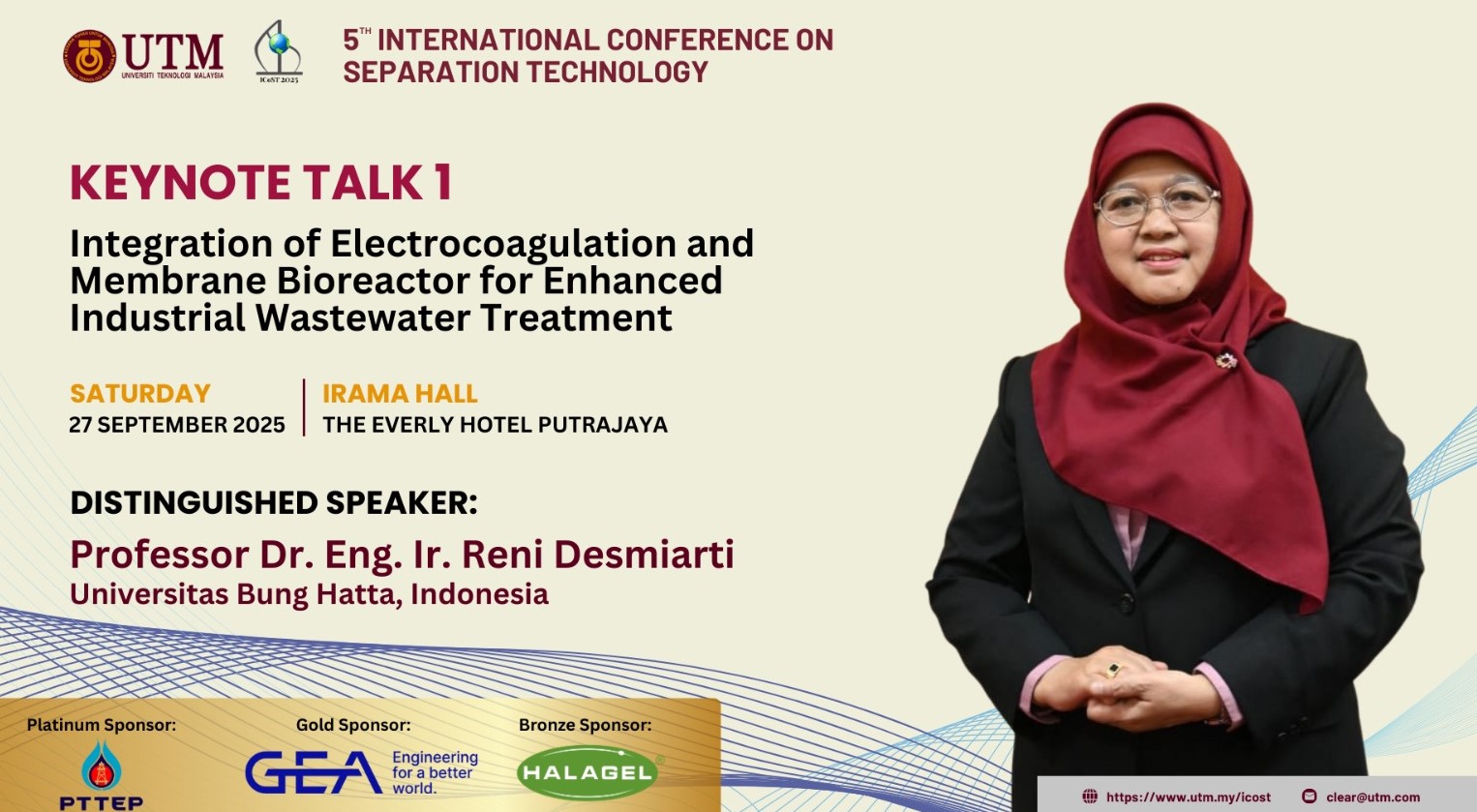 Di Ajang ICoST 2025, Dekan FTi Universitas Bung Hatta Hadir Sebagai Keynote Speaker