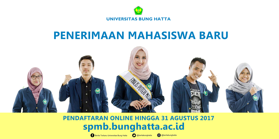 Penerimaan Mahasiswa Baru Tahun 2017: Biaya Kuliah Universitas Bung Hatta Berkisar 5,5 Juta Hingga 7,5 Juta