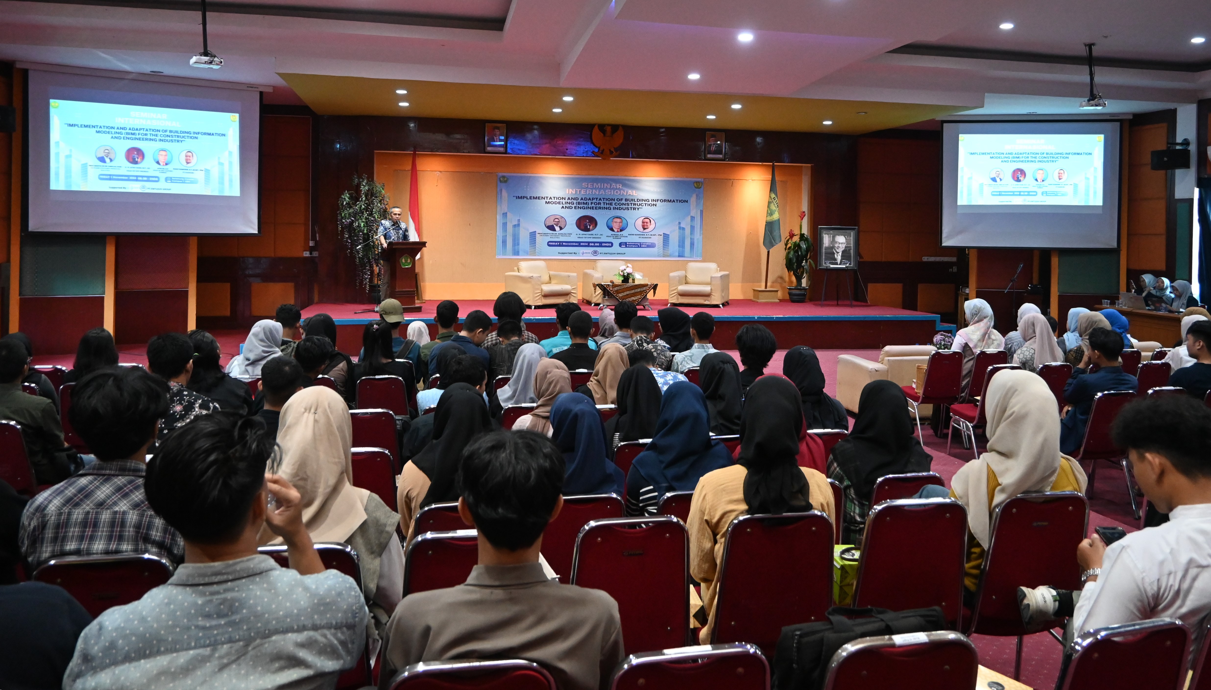 Prodi Quantity Surveying FTSP Gelar Seminar International Building Information Modeling