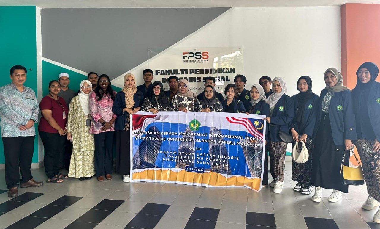 12 Mahasiswa FIB Universitas Bung Hatta Ikuti Student Mobility International di Universitas Selangor Malaysia