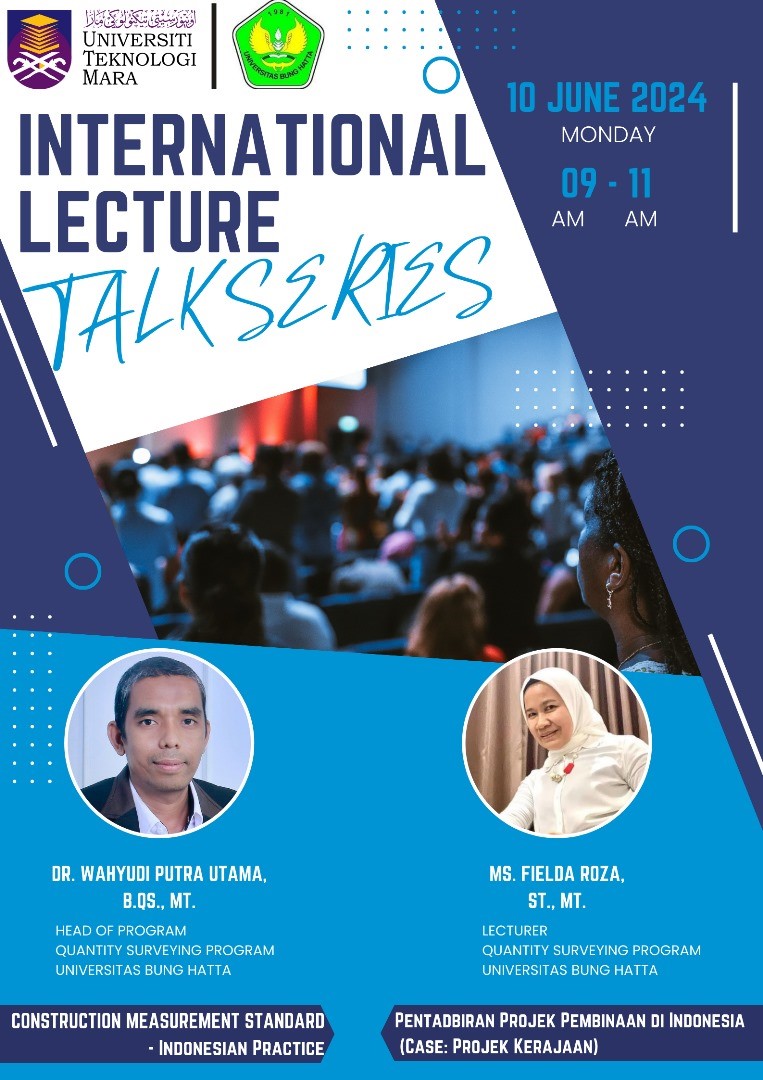 Dosen Prodi Teknik Ekonomi Konstruksi Beri Kuliah di UiTM Perak, Malaysia