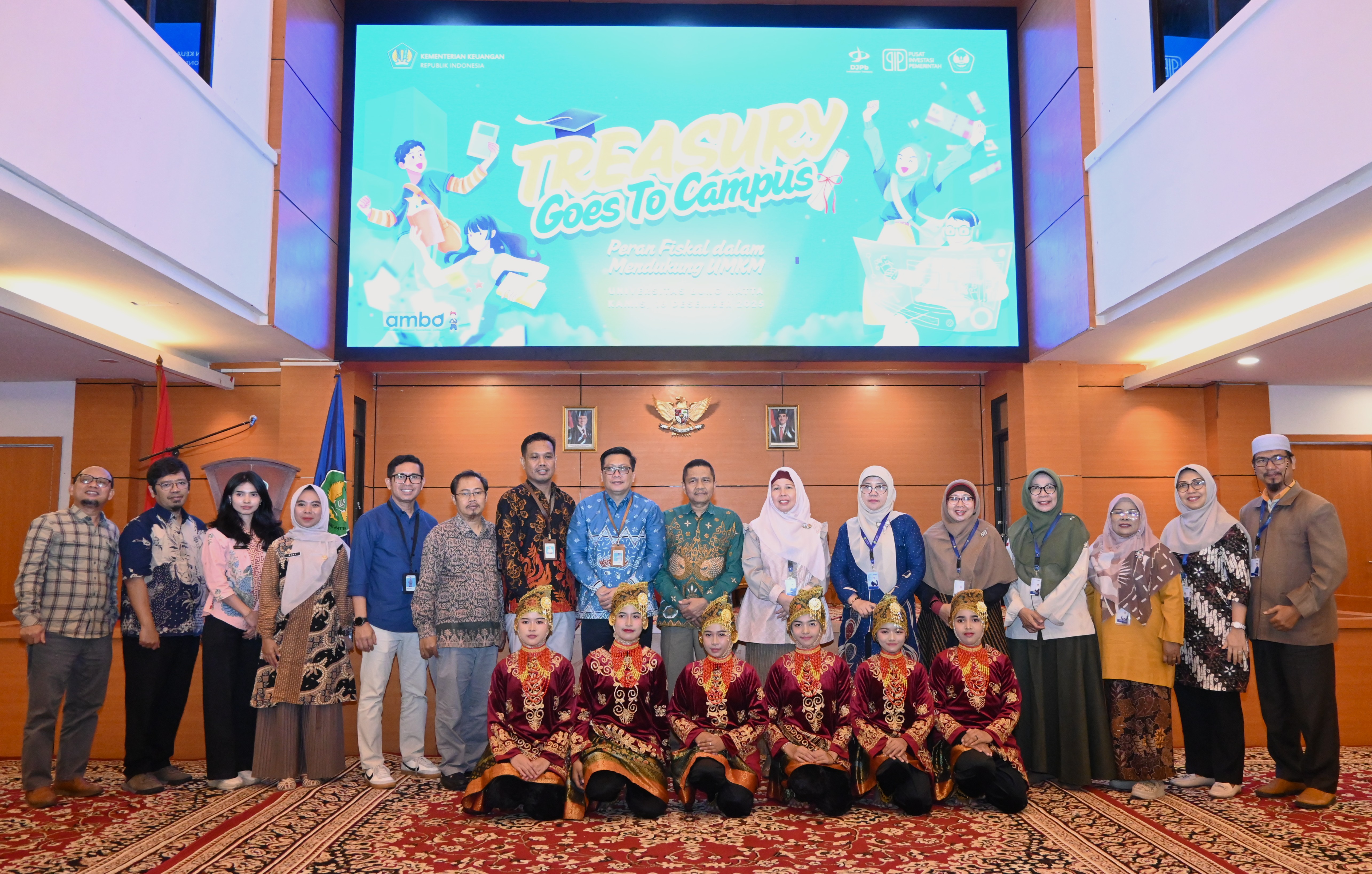 Universitas Bung Hatta Berkolaborasi Dengan Kanwil DJPb Provinsi Sumbar Gelar Treasury Goes to Campus