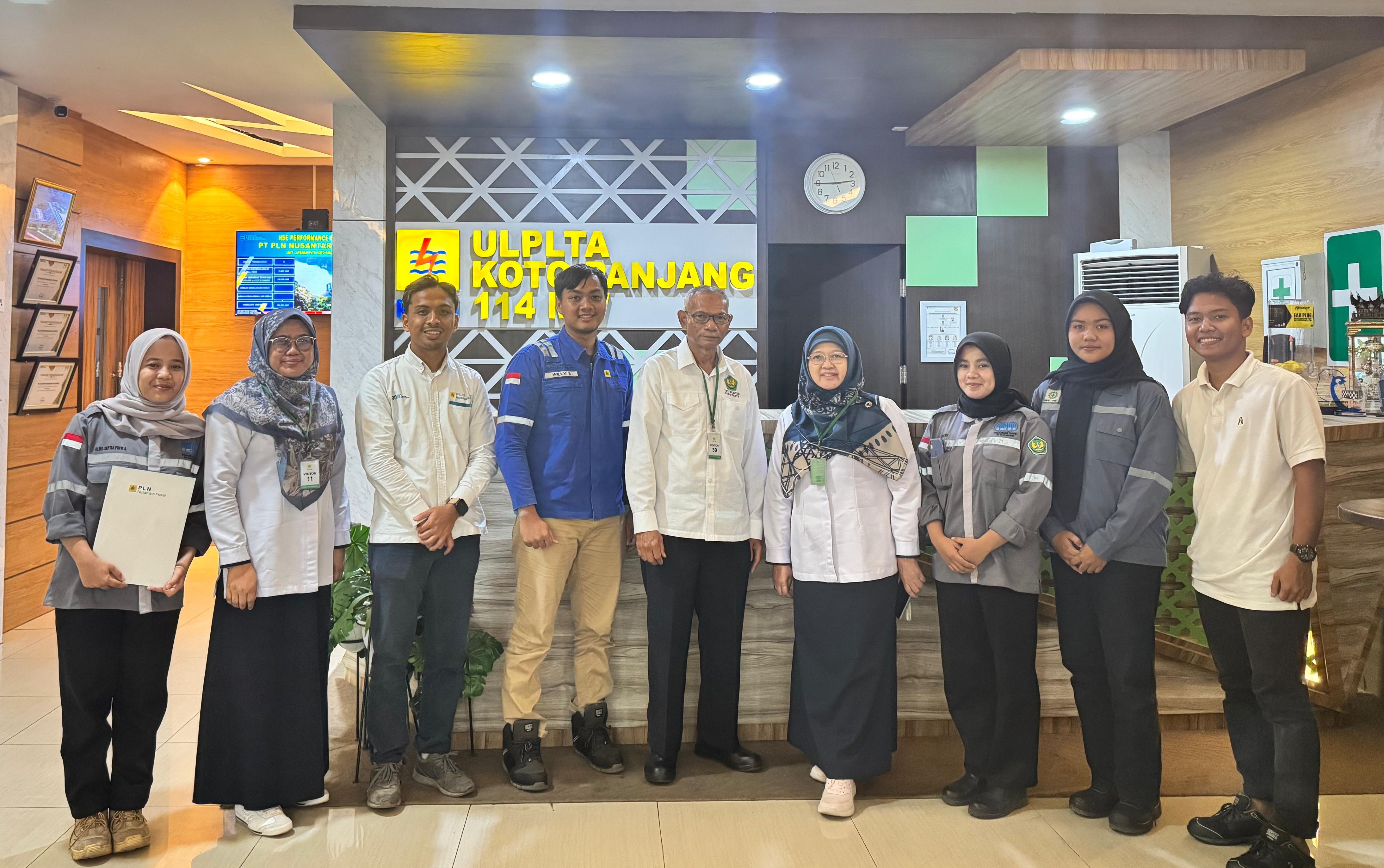 Asyiknya Kuliah Prodi Teknologi Rekayasa Energi Terbarukan FTI-UBH: Praktek Langsung dan Monev Magang di PLTA Koto Panjang