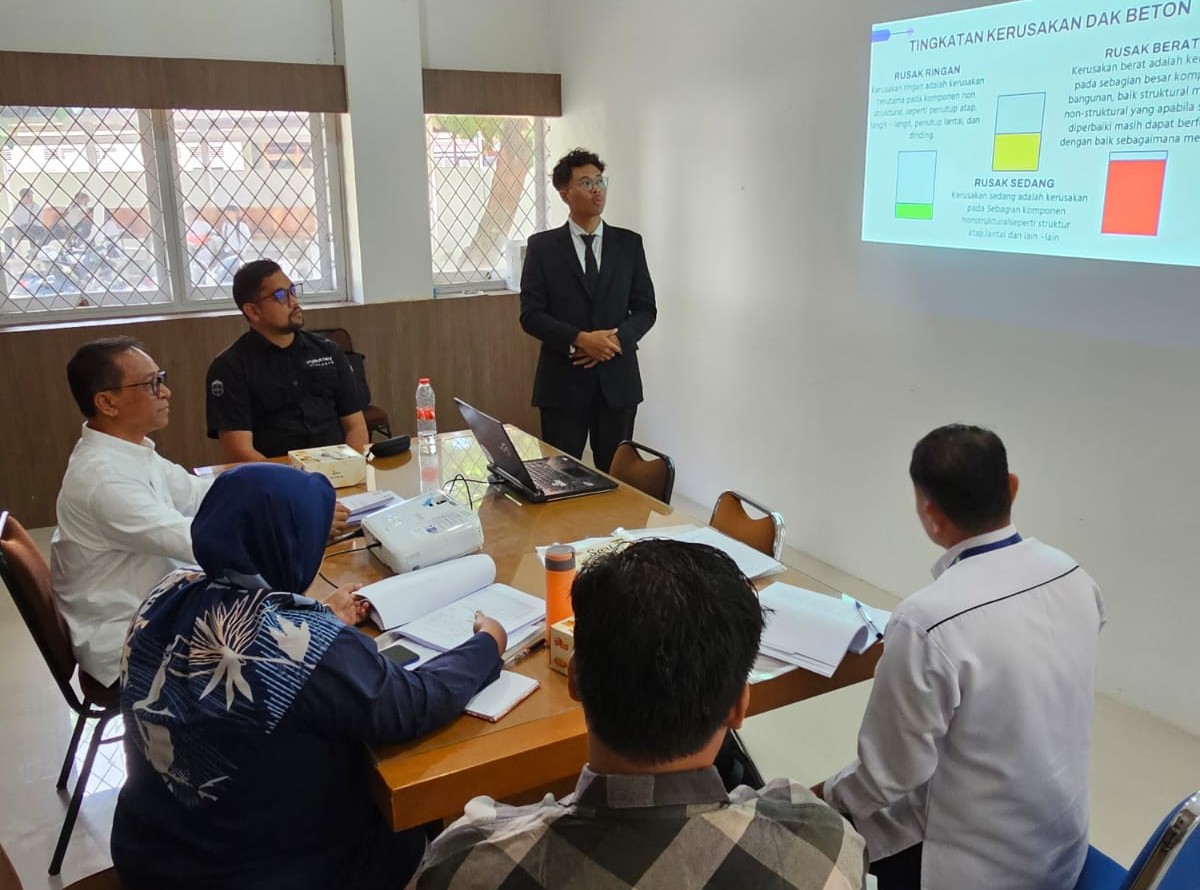 Mahasiswa Prodi Teknologi Rekayasa Pengelolaan dan Pemeliharaan Bangunan Sipil FTSP-UBH, Belum Diwisuda Sudah Kantongi Kontrak Kerja