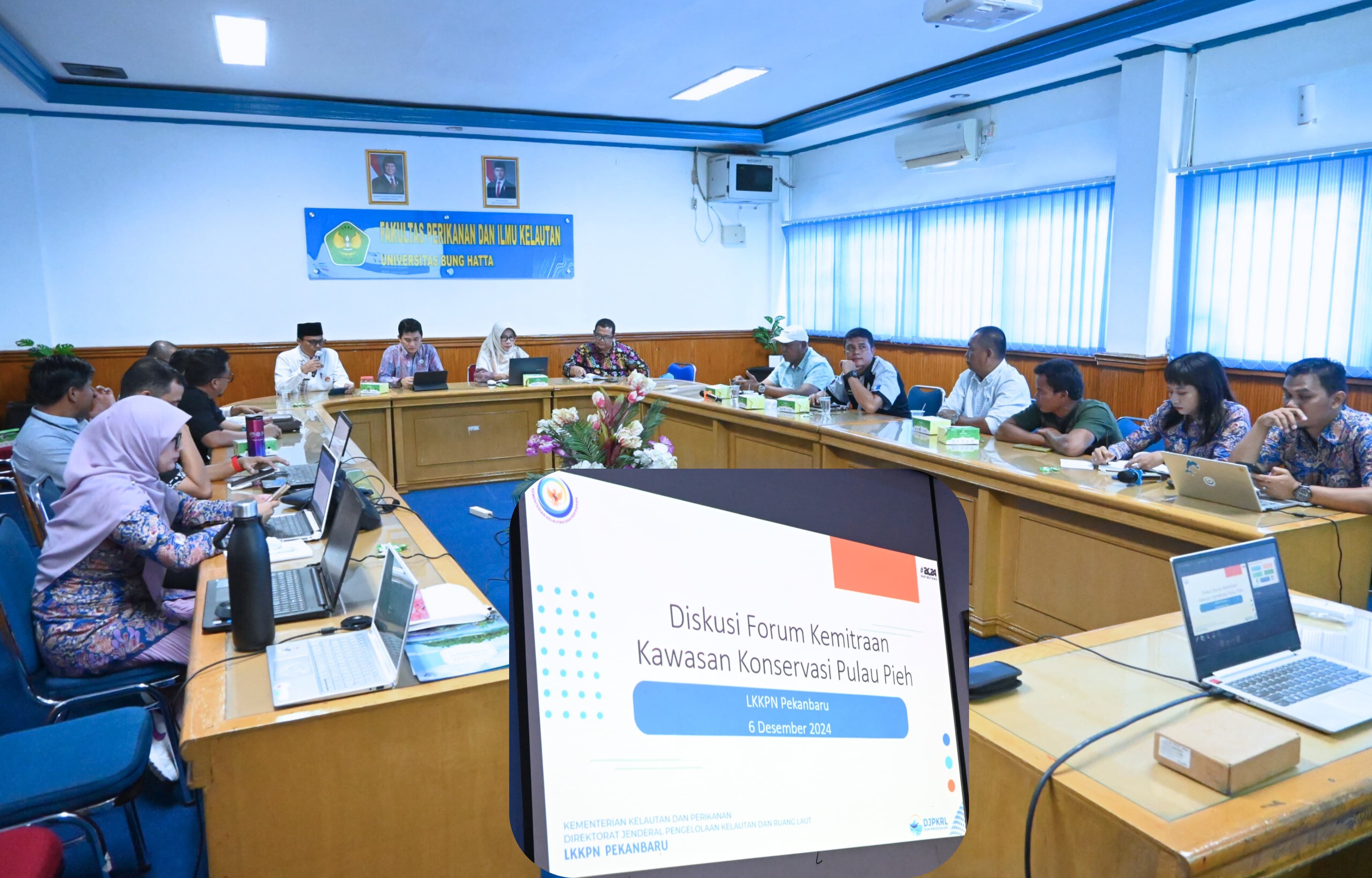 FPIK-UBH Dan LKKPN Pekanbaru Diskusikan Kemitraan Konservasi TWP Pieh