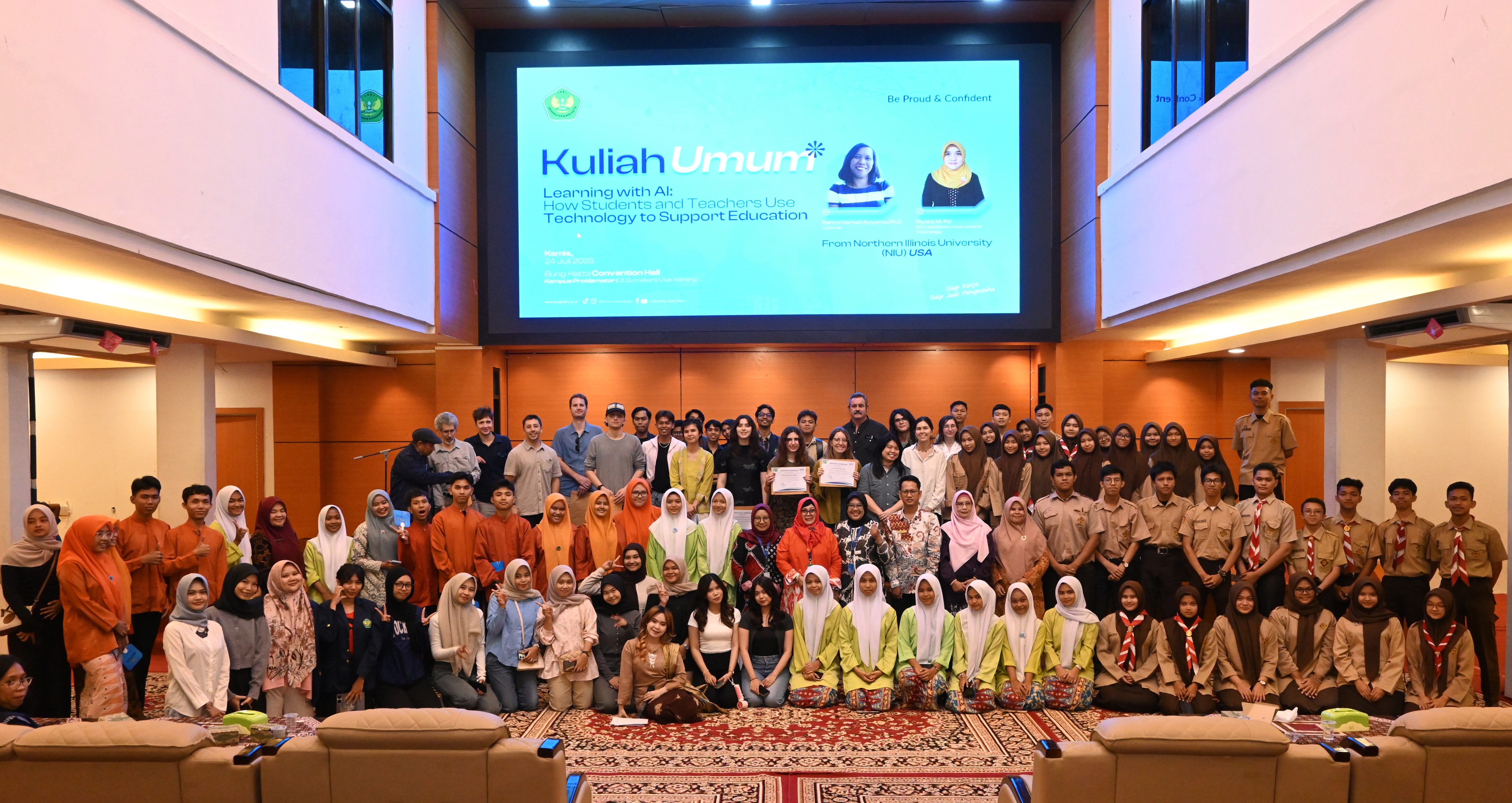 Mahasiswa Northern Illinois University US Lakukan Student Mobility di Universitas Bung Hatta