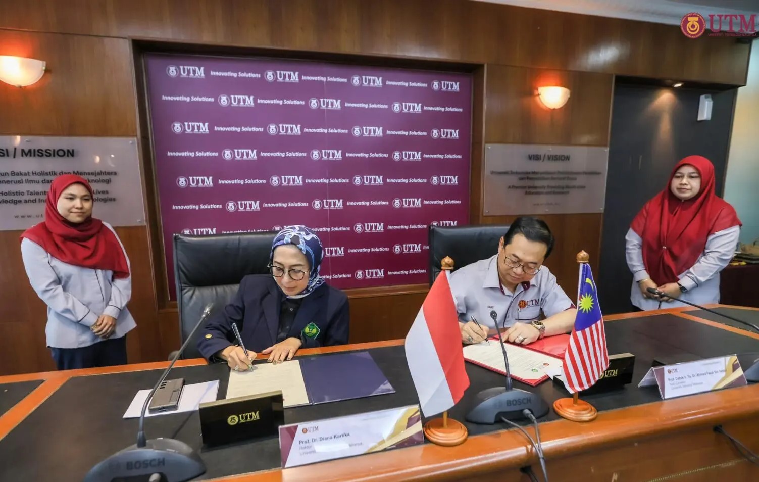 Perkuat Kemitraan Akademik dan Kolaborasi International, Universitas Bung Hatta dan Universiti Teknologi Malaysia, Tandatangani Perpanjangan MoU
