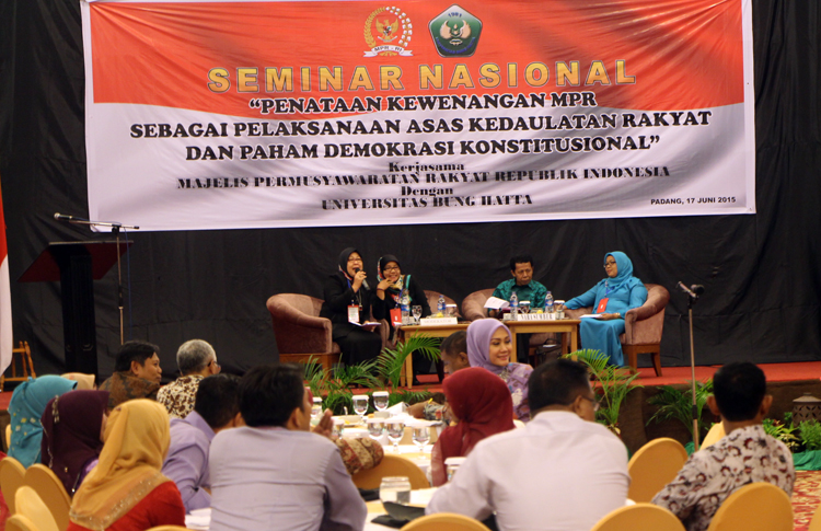 Fakultas Hukum UBH, Seminarkan Penataan Kewenangan Kelembagaan MPR