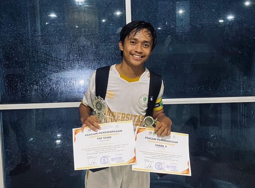 Agung Rui Sandra Raih Top Score Futsal Social Students Competition se-Sumbar