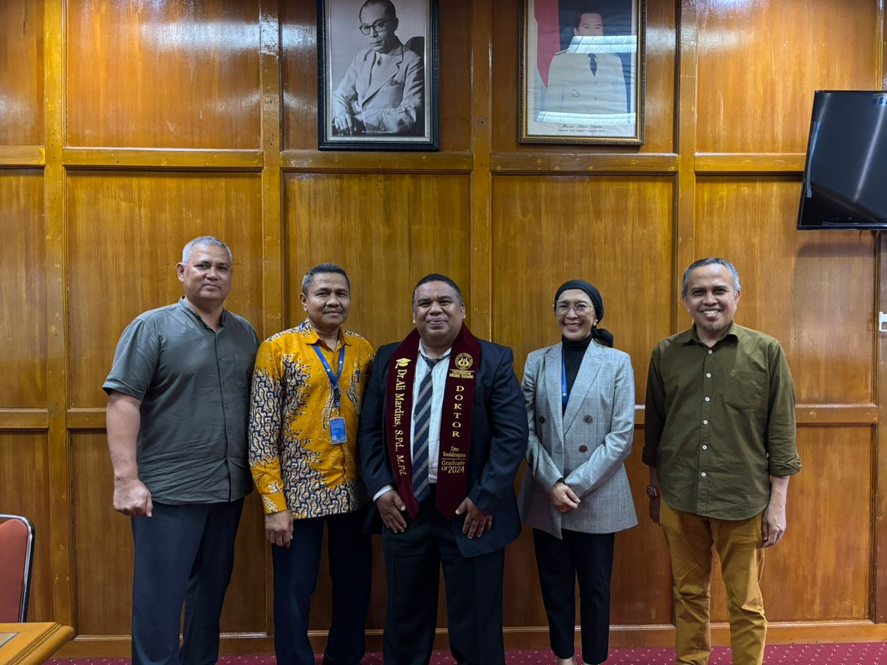 Dr Ali Mardius, M.Pd, Doktor Pertama di Prodi PJKR Universitas Bung Hatta