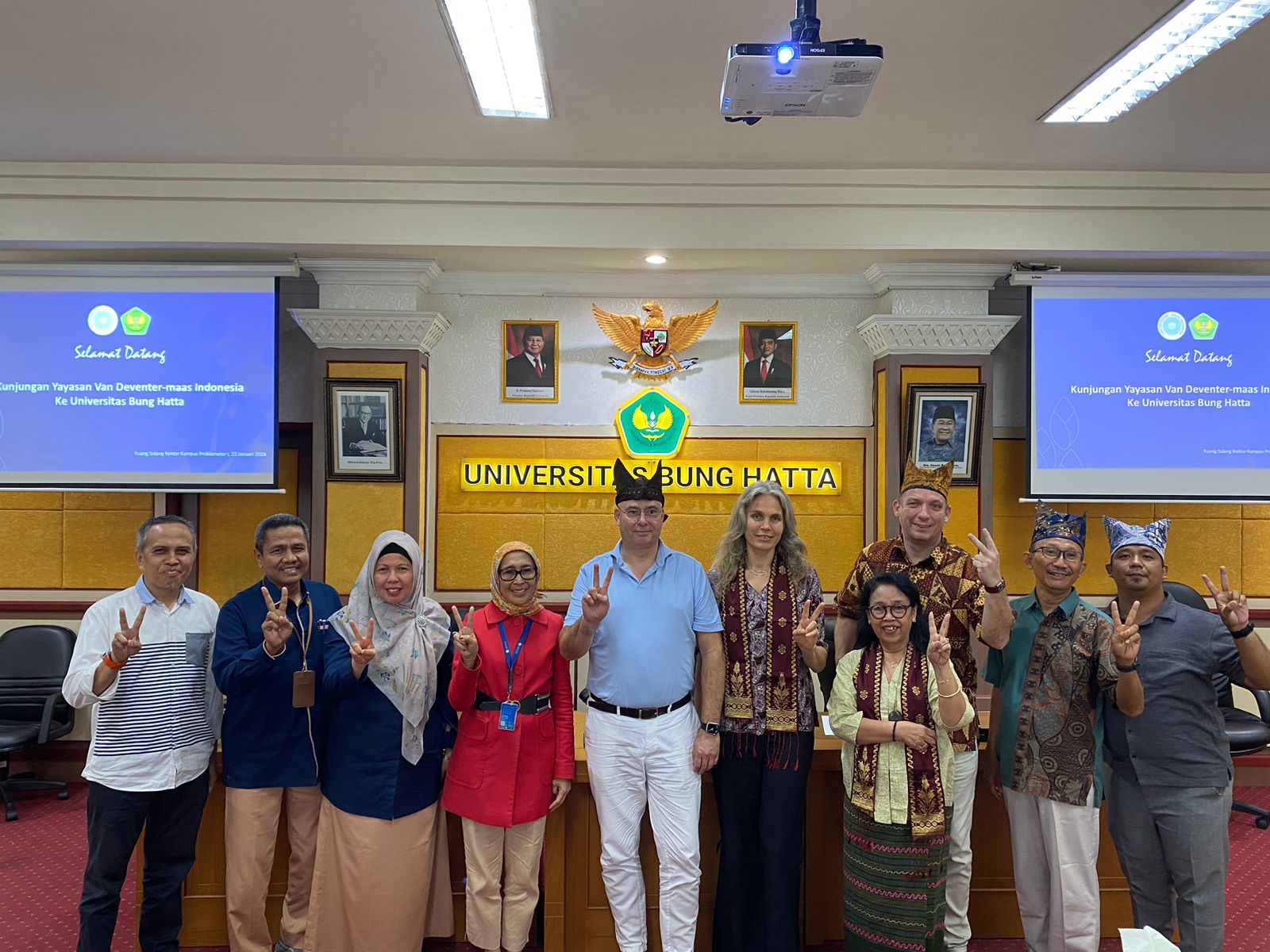 Yayasan Van Deventer-Maas Indonesia (VDMI) Kunjungi Universitas Bung Hatta