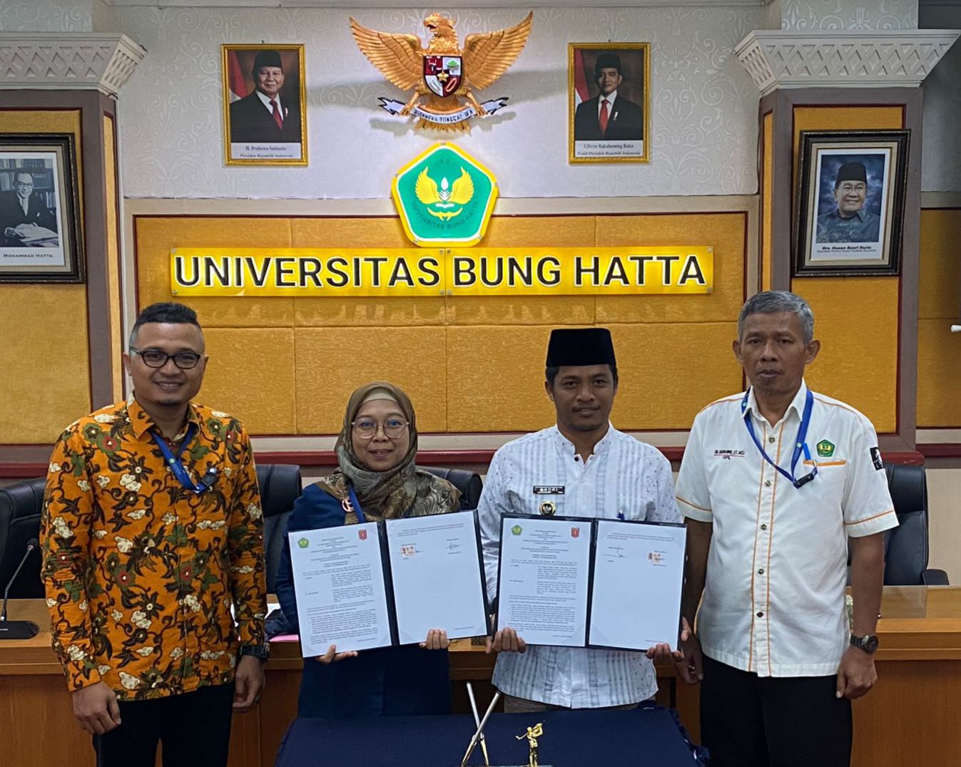 LPPM Universitas Bung Hatta Perkuat Kerja Sama dengan Nagari Durian Kapeh Darussalam