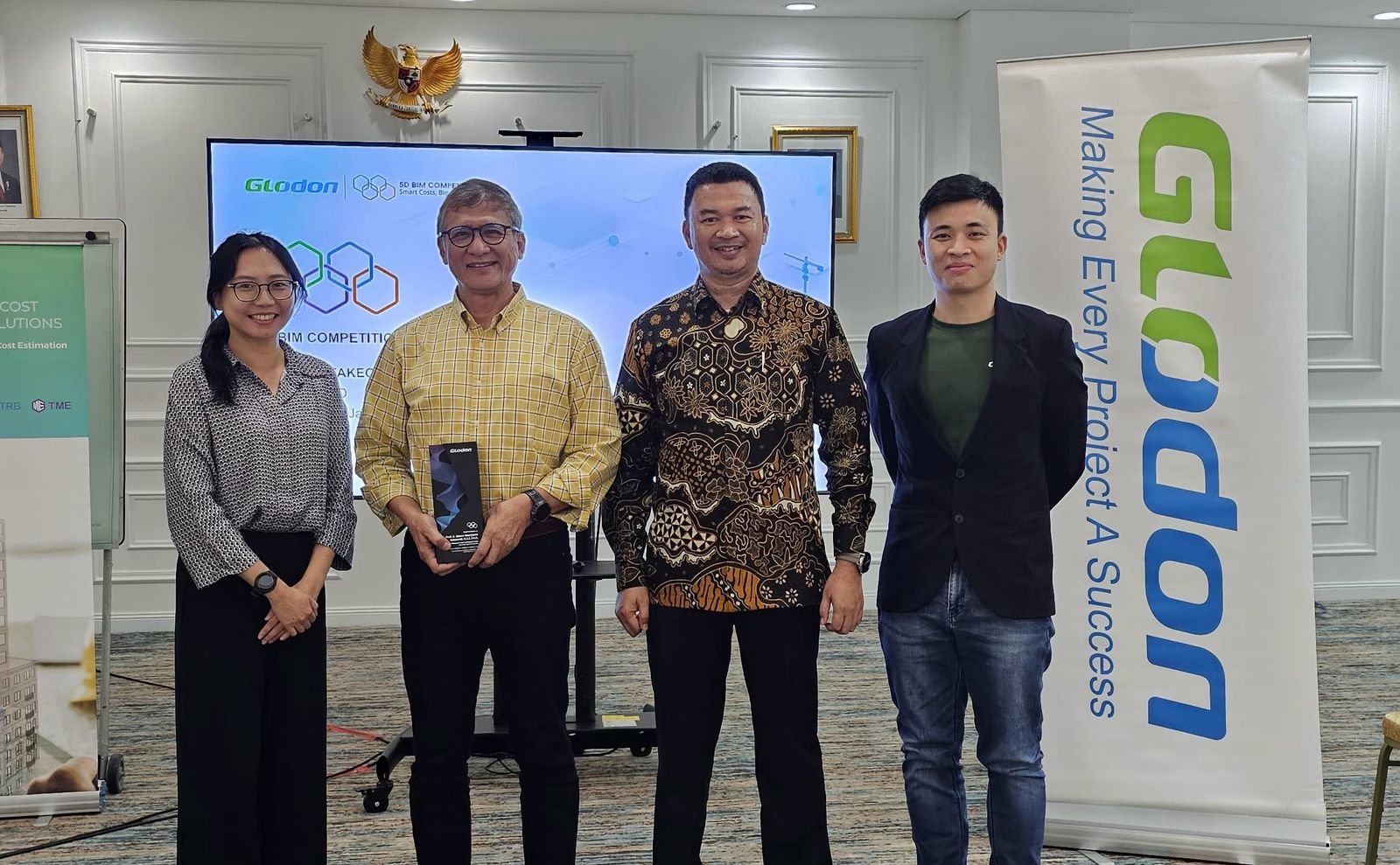 Dr. Putranesia, S.T., M.T, Dosen Teknik Ekonomi Konstruksi Universitas Bung Hatta Jadi Juri Lomba Internasional 5D BIM Competition